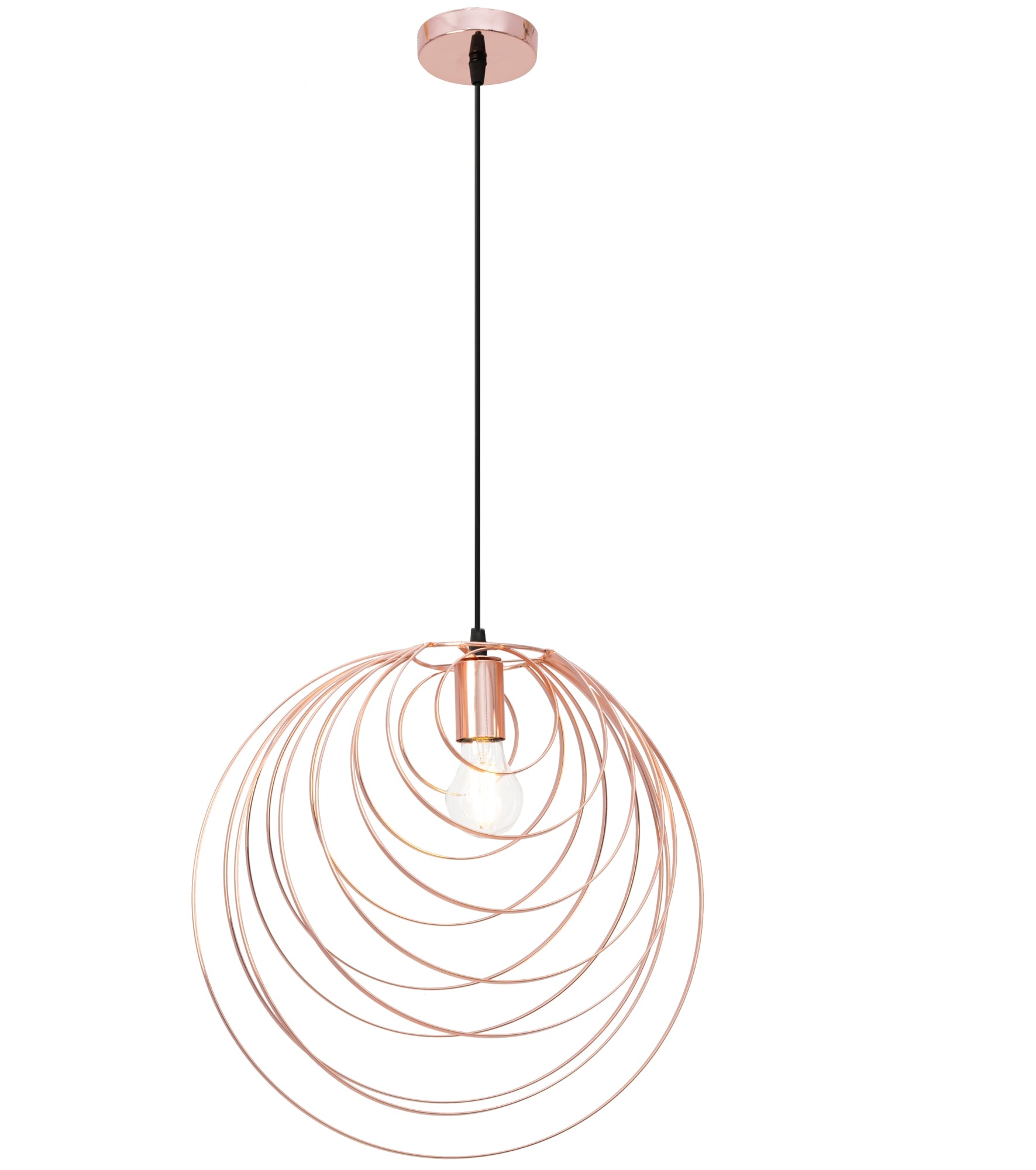 LAMPA SUFITOWA GEOMETRYCZNA  APP427-1CP Rózowe Złoto  5