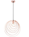 LAMPA SUFITOWA GEOMETRYCZNA  APP427-1CP Rózowe Złoto  5