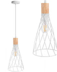 LAMPA SUFITOWA WISZĄCA APP1269-1CP Biała  1