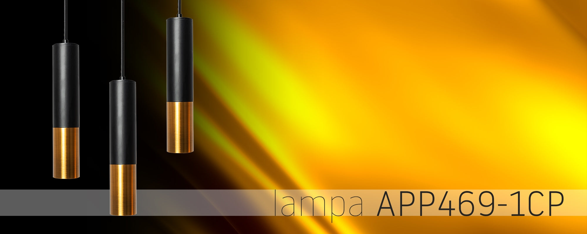 Lampa Sufitowa Wisząca Metalowa  APP469-1CP Czarna  6