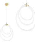 Lampa Wisząca Led G016-cp Złota  1