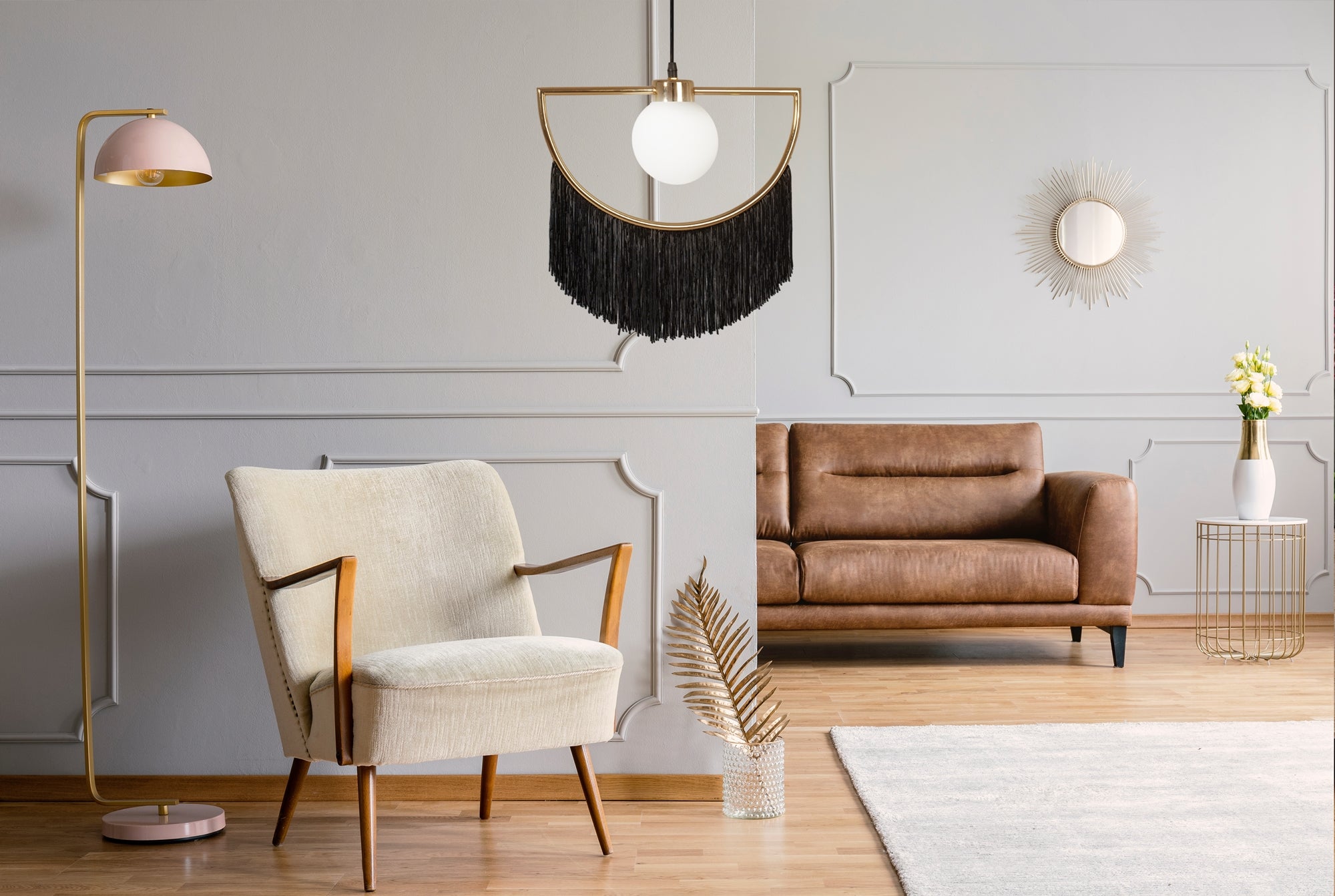LAMPA SUFITOWA WISZĄCA APP968 Złota  7