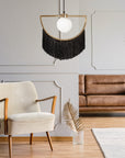 LAMPA SUFITOWA WISZĄCA APP968 Złota  7