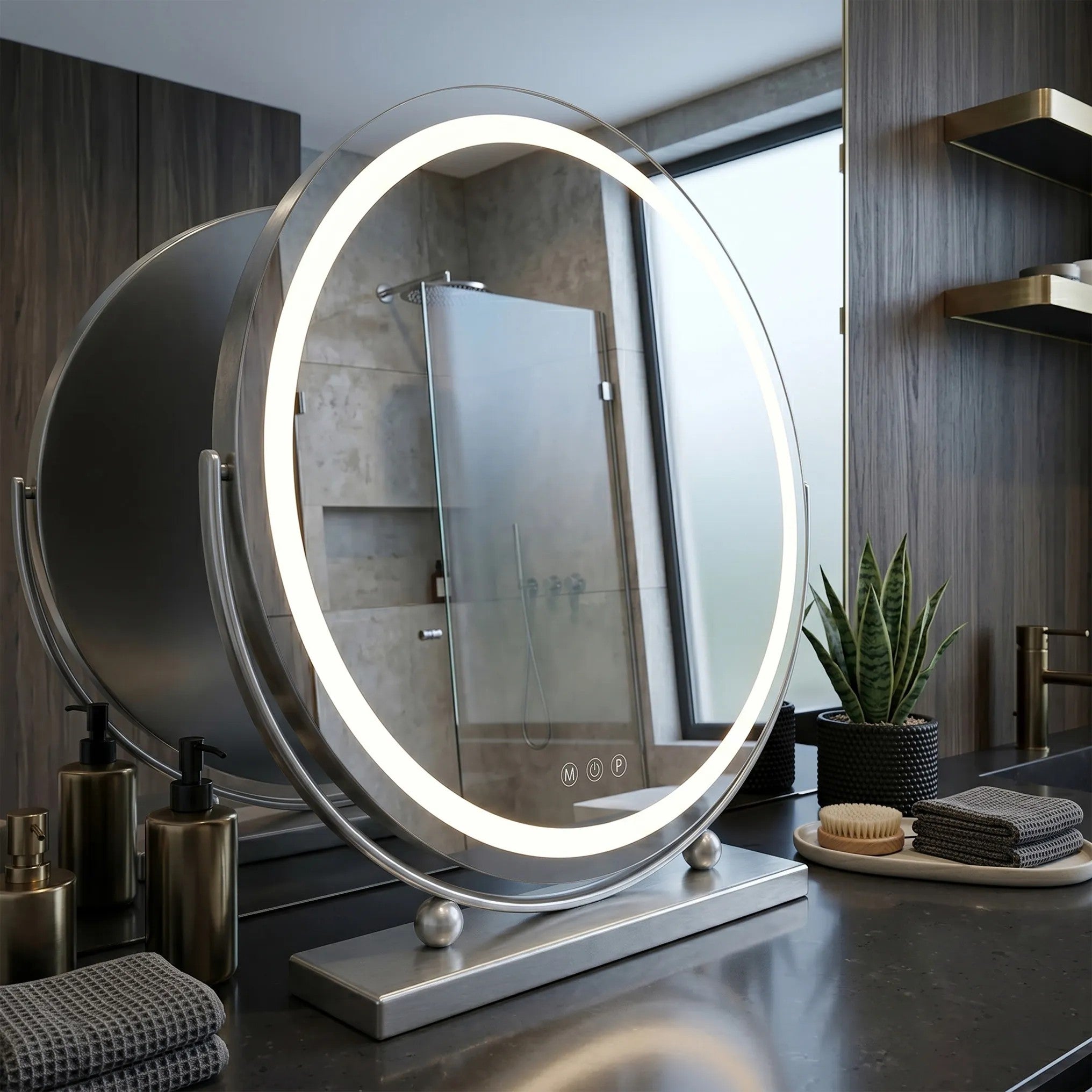 Lustro LED MAKE-UP Chrom 50 cm  3
