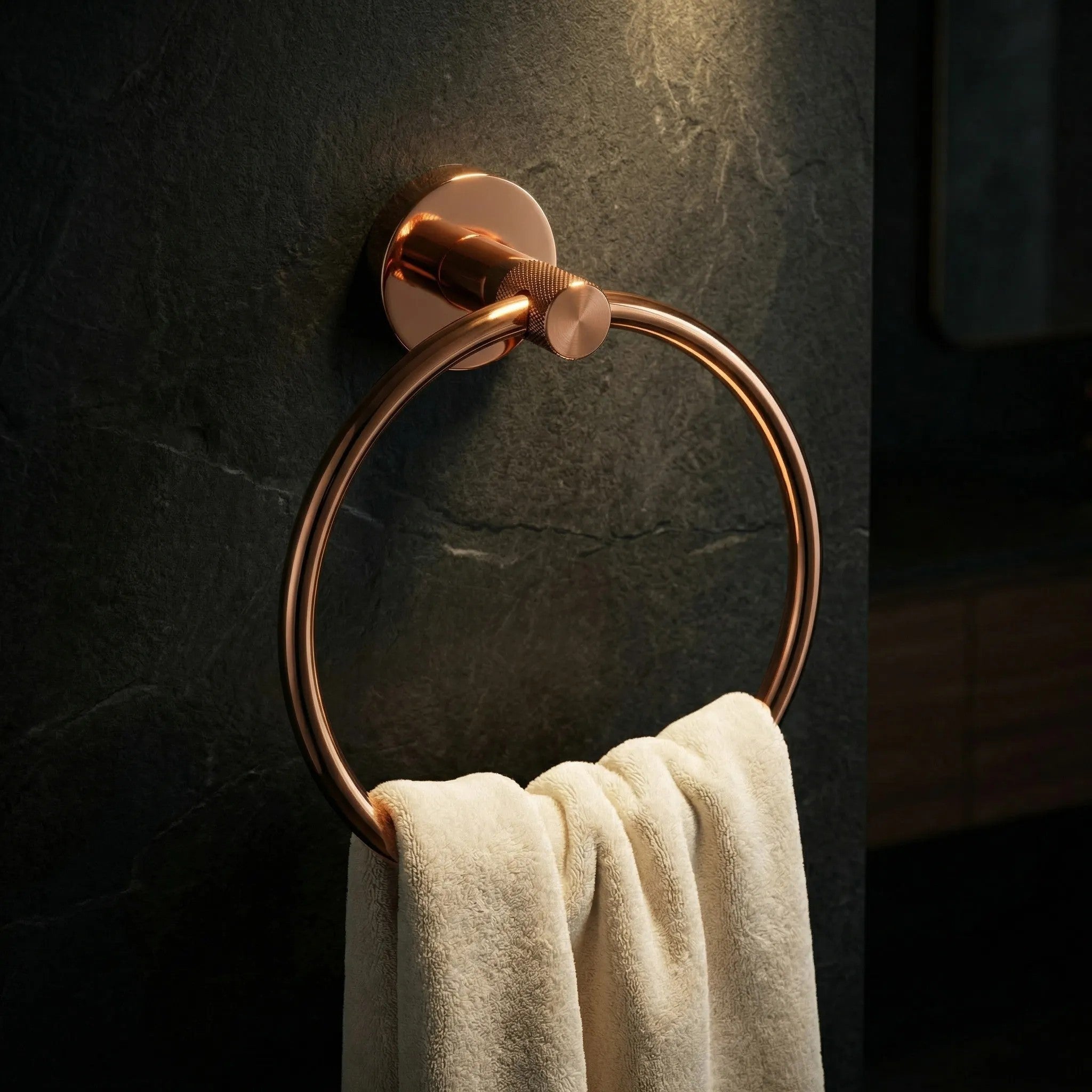 Wieszak łazienkowy Ring 6610 Modern Miedź  3