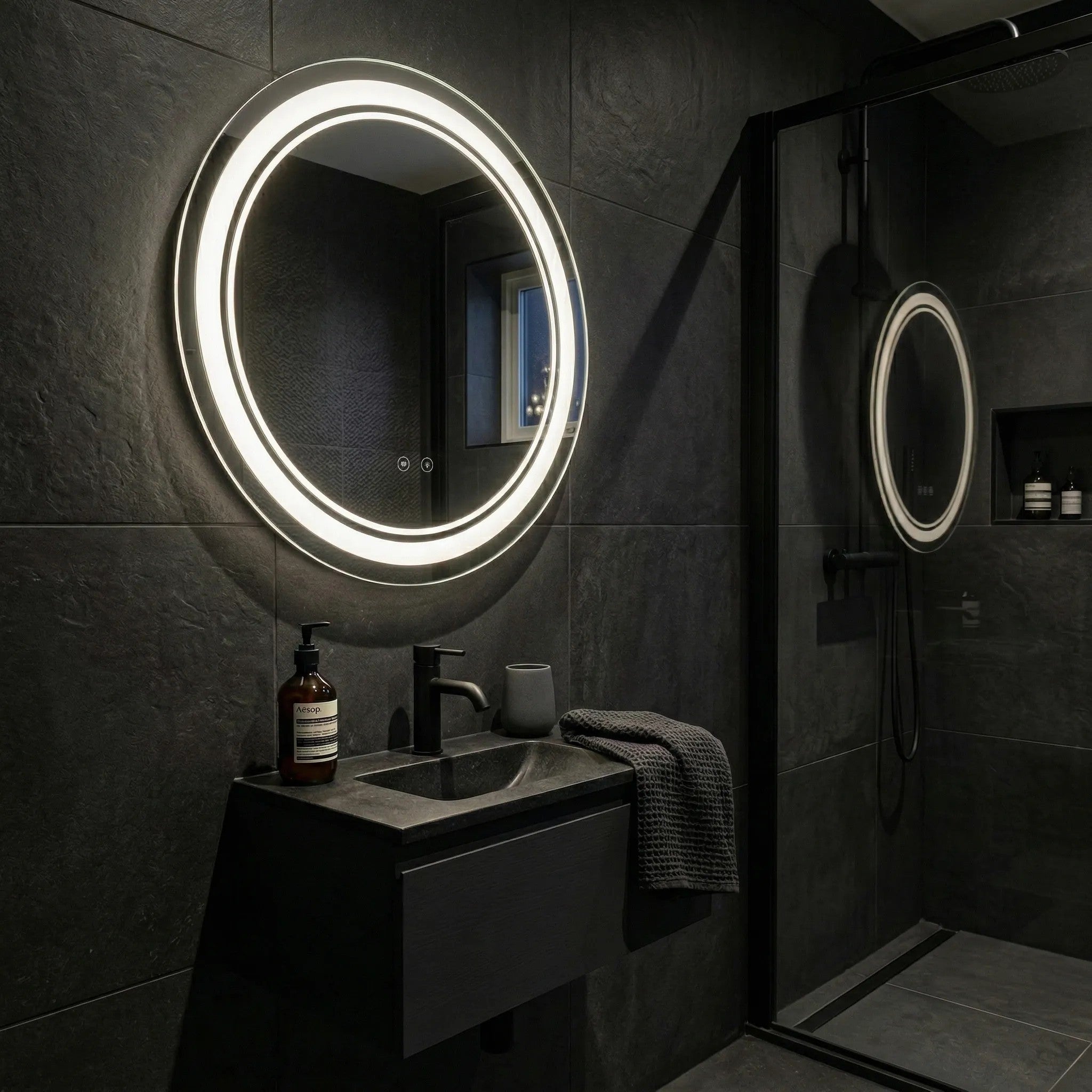 Lustro ścienne LED SOFT 50  3