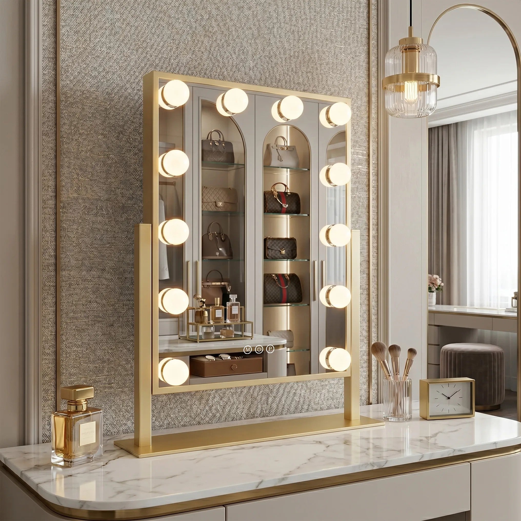 Lustro LED Style L.Gold 30x40  3