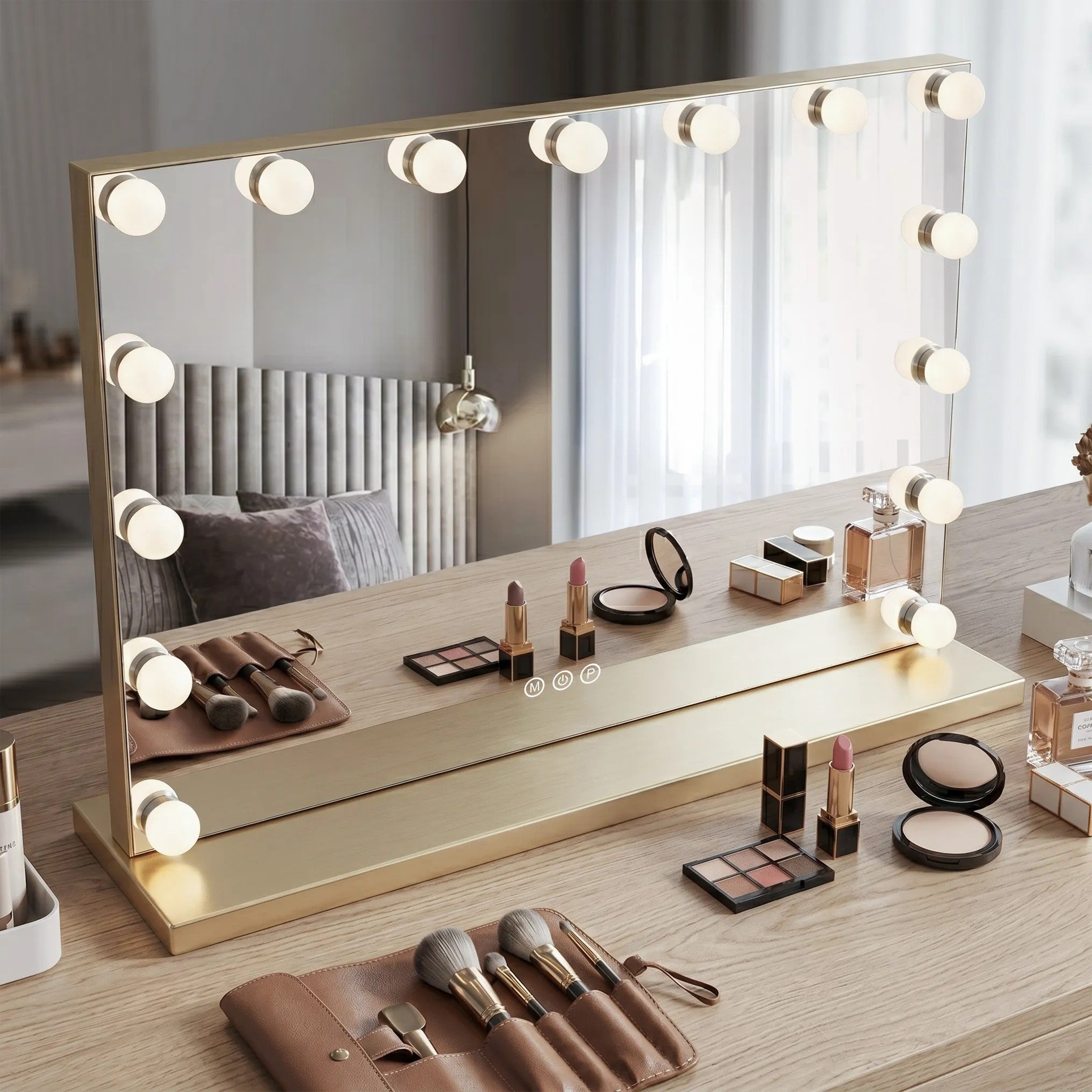 Lustro LED Hollywood L.Gold  3
