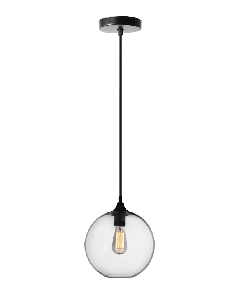 Lampa Sufitowa Wisząca Szklana APP311-1CP Loft