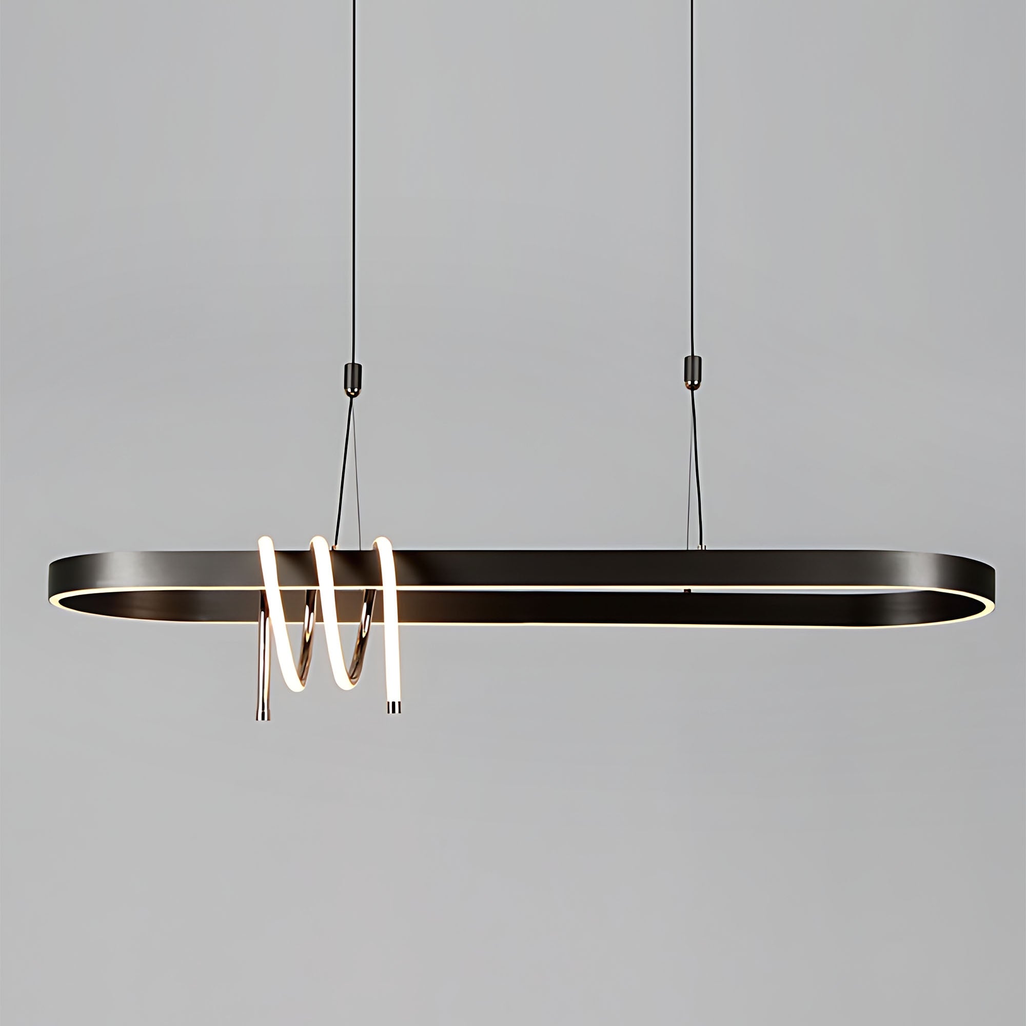Lampa Wisząca Led Lhj040-cp 120 Cm Czarna  6