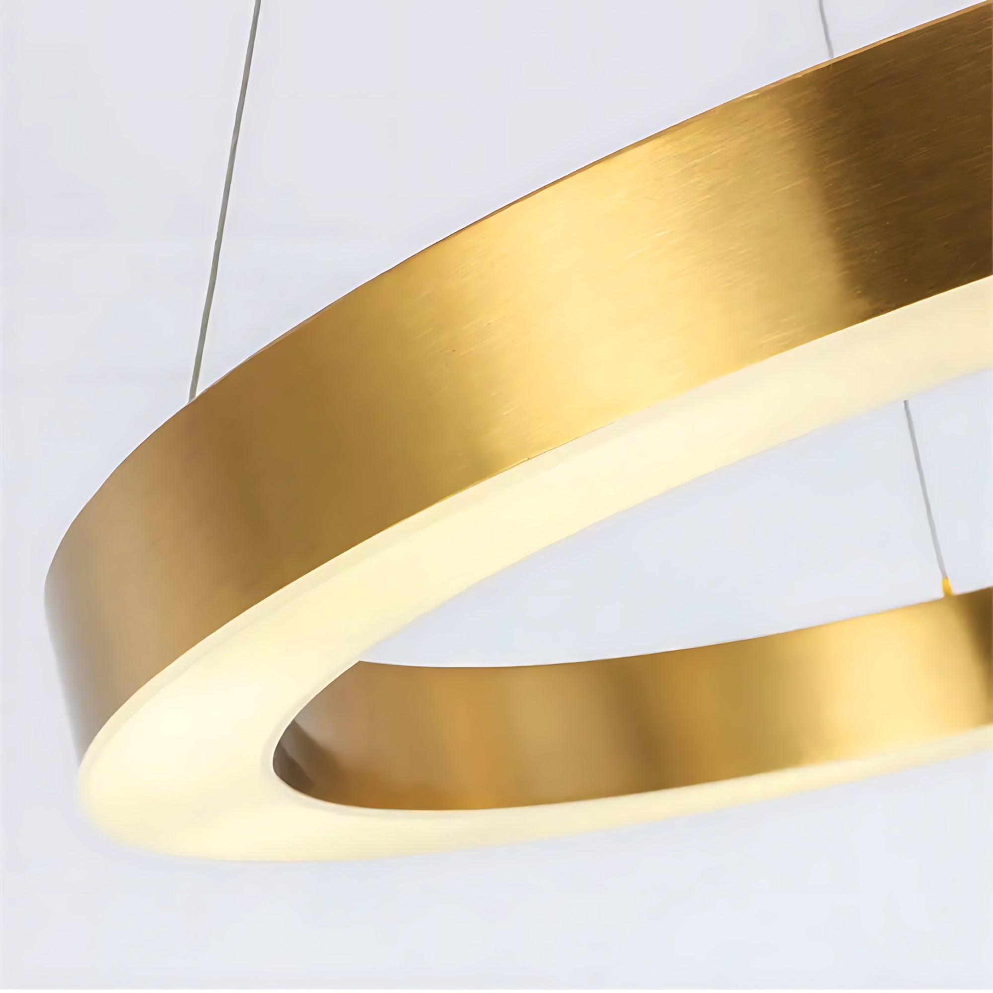 Lampa Wisząca Led Lhj051-cp1 C Złota Szczotkowana  4
