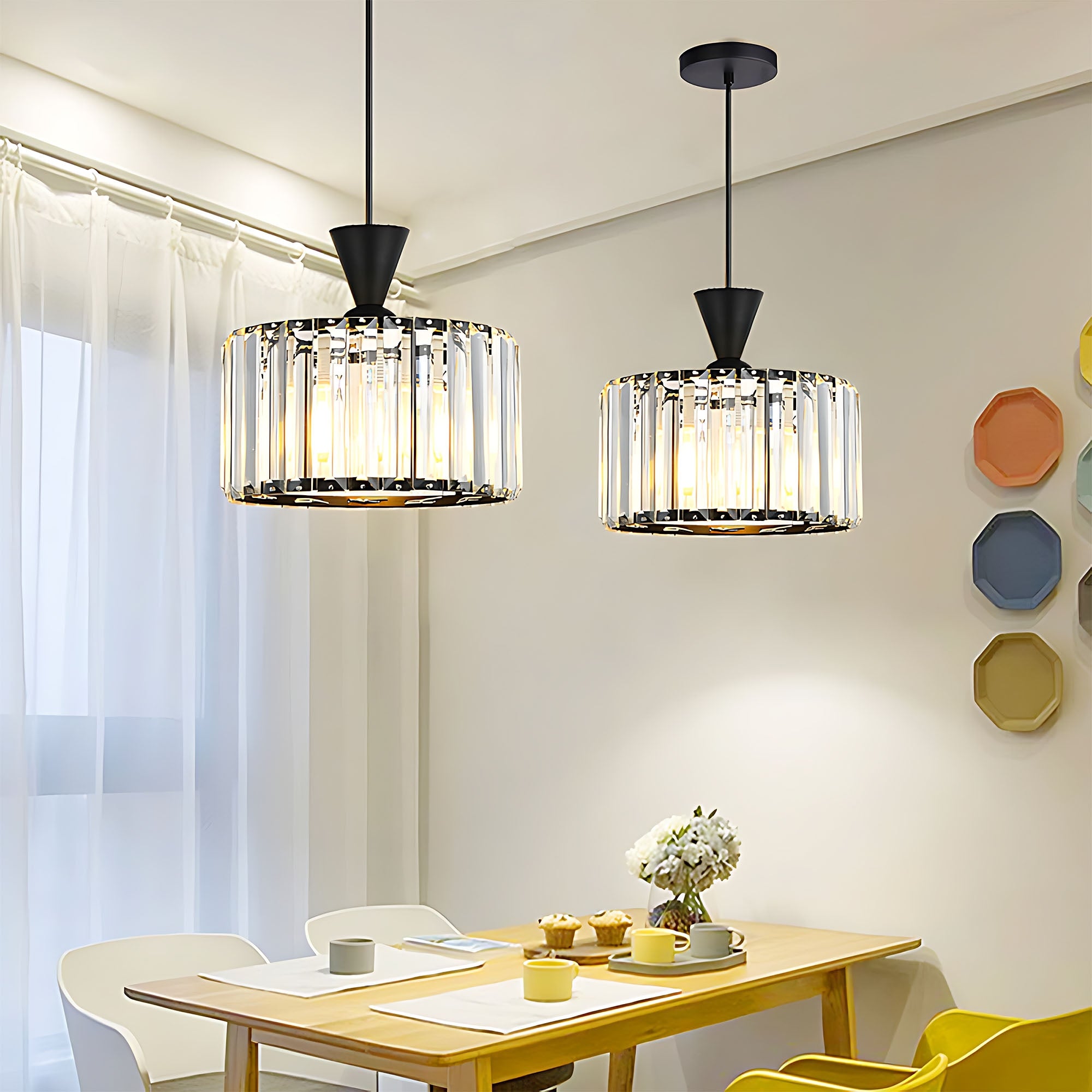 Lampa Wisząca Ebt027-1cp Czarna  6