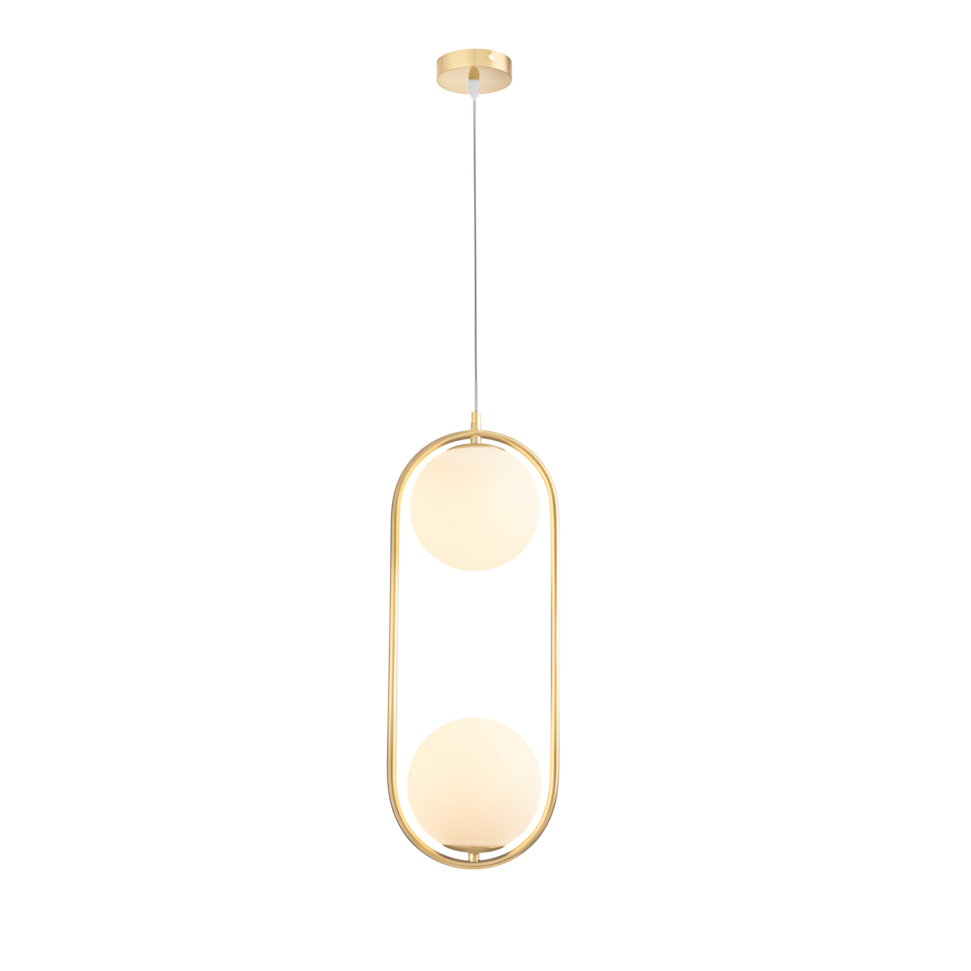 Lampa Sufitowa Wisząca G134-2cp Gold  1