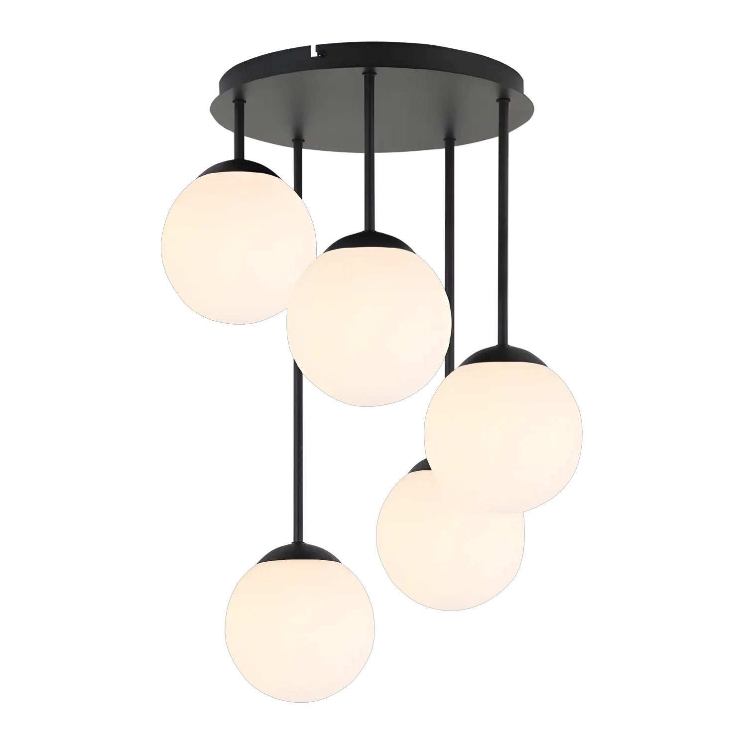 Lampa Sufitowa Wisząca APP1816-5CPR Black  1