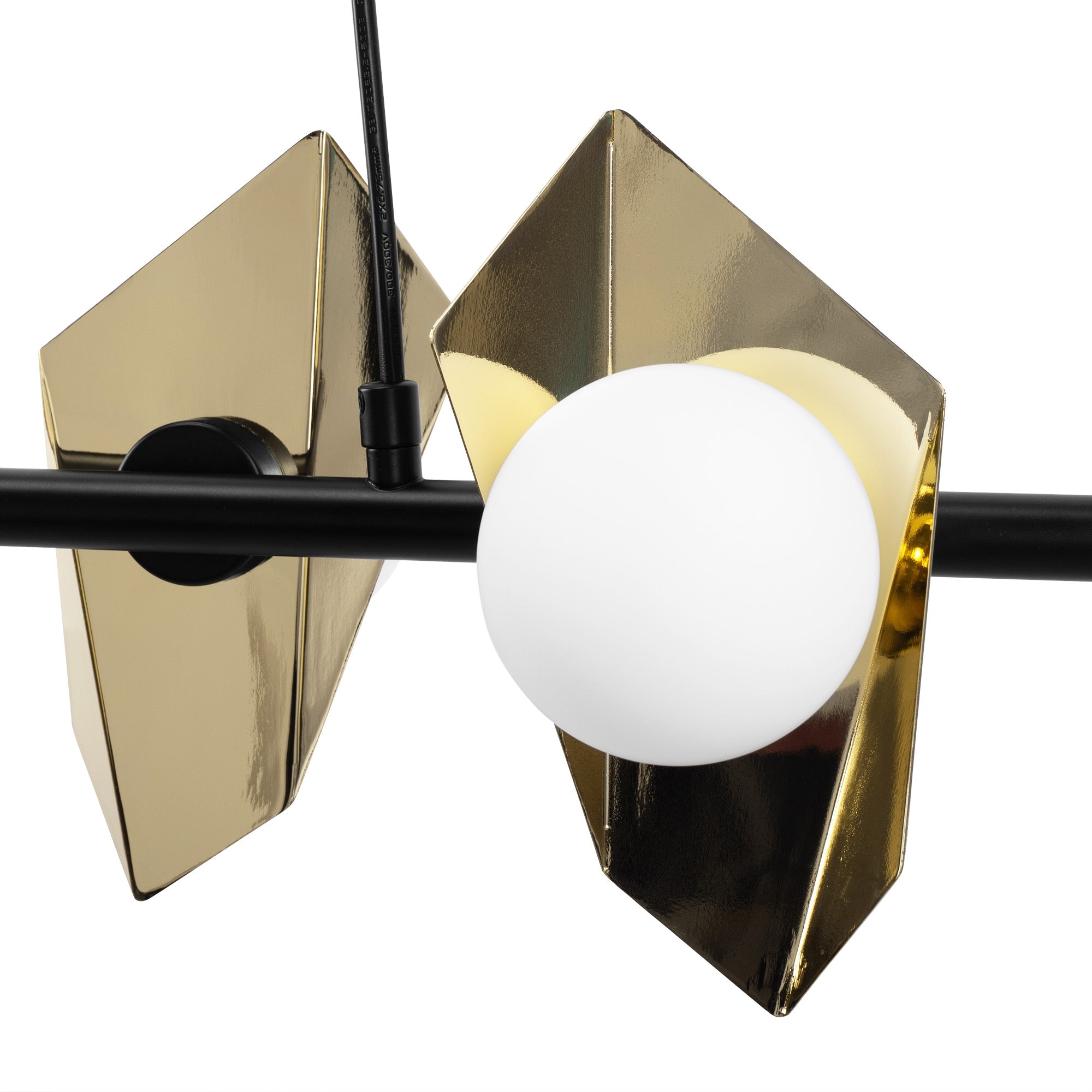 Lampa Sufitowa Wisząca App1412-cp Czarno/złota  5