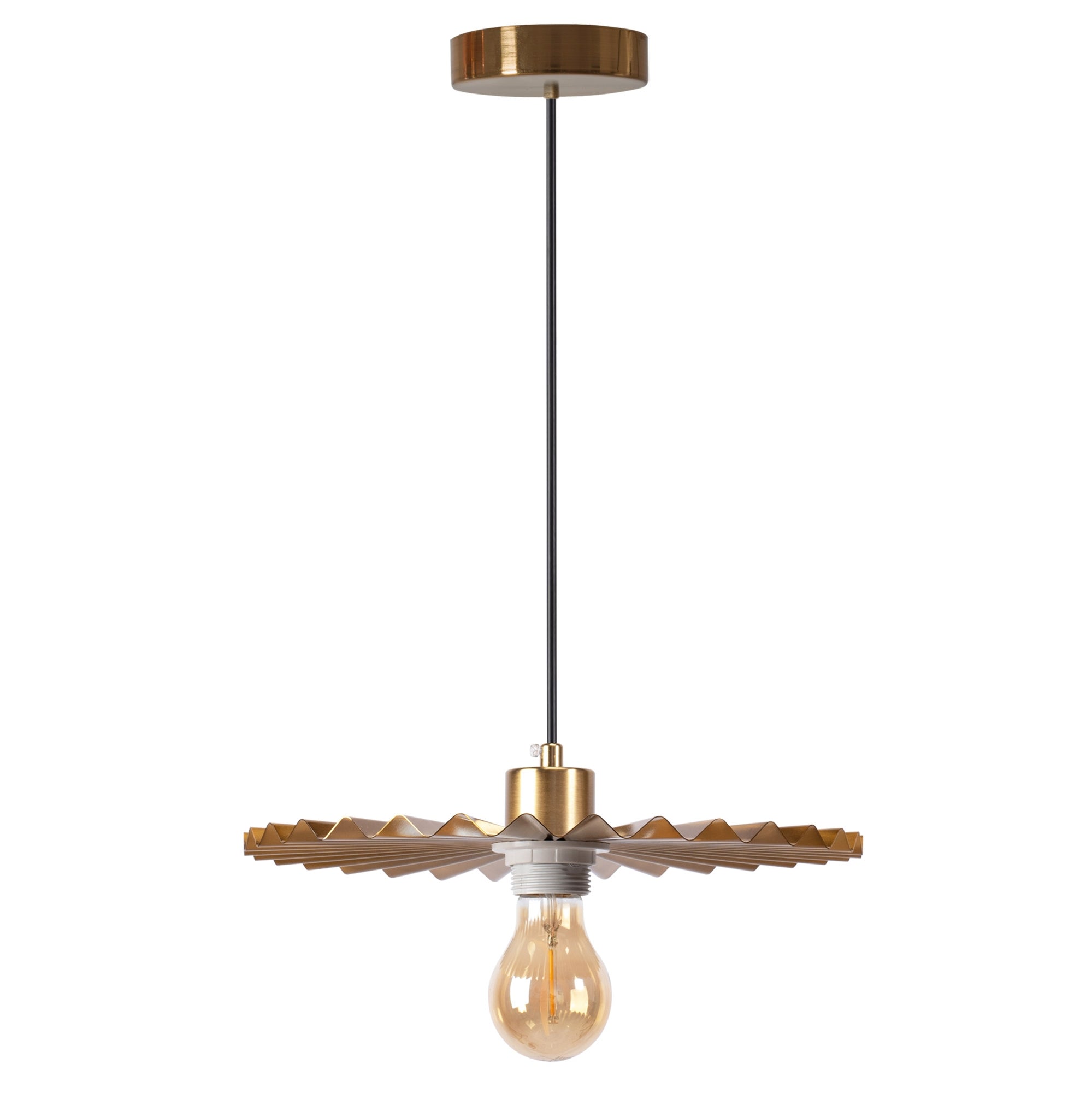 LAMPA SUFITOWA WISZĄCA APP1354 Stare Złoto 30 cm  4