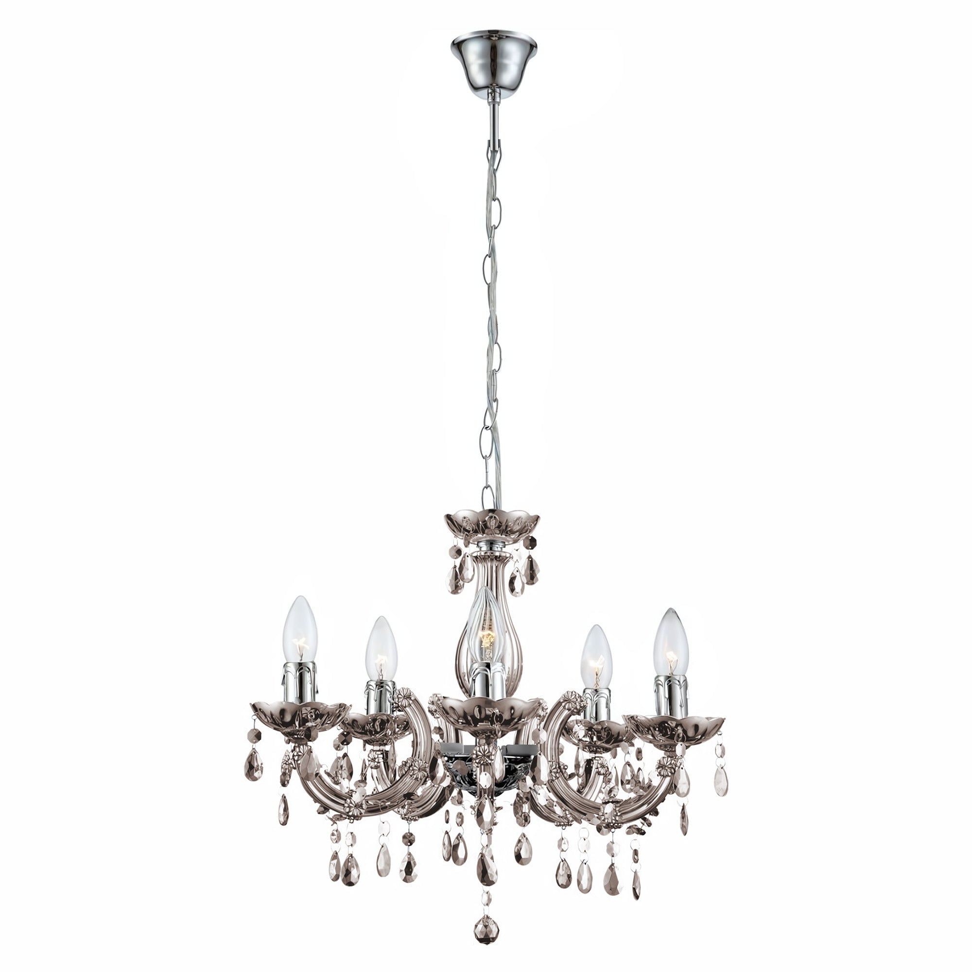 Lampa Sufitowa Wisząca Ebt003-5cp Grey  1