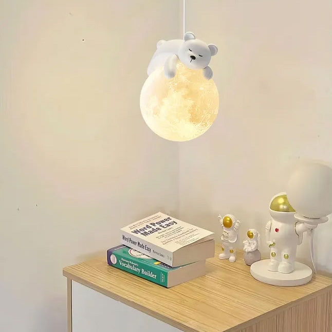 LAMPA SUFITOWA WISZĄCA WHITE BEAR APP1597-1CP  7
