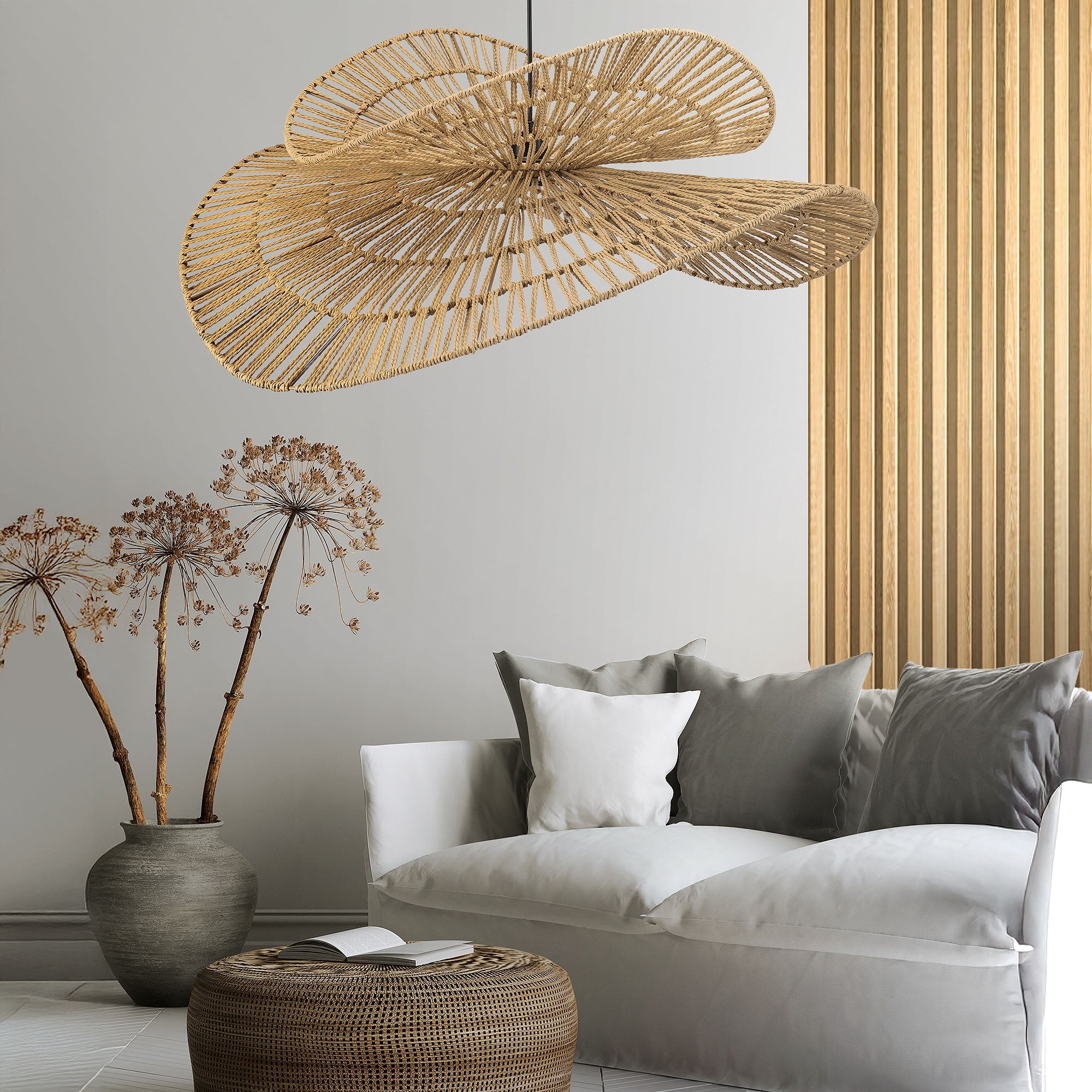Lampa sufitowa wisząca boho APP1738-1CP 80CM  6