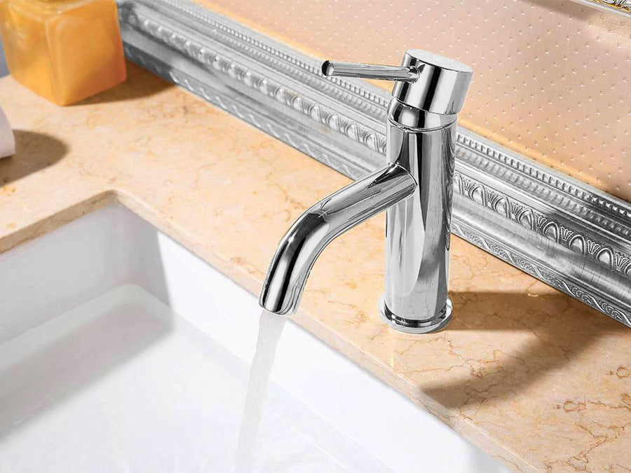 Bateria umywalkowa Rea Lungo Chrom Niska