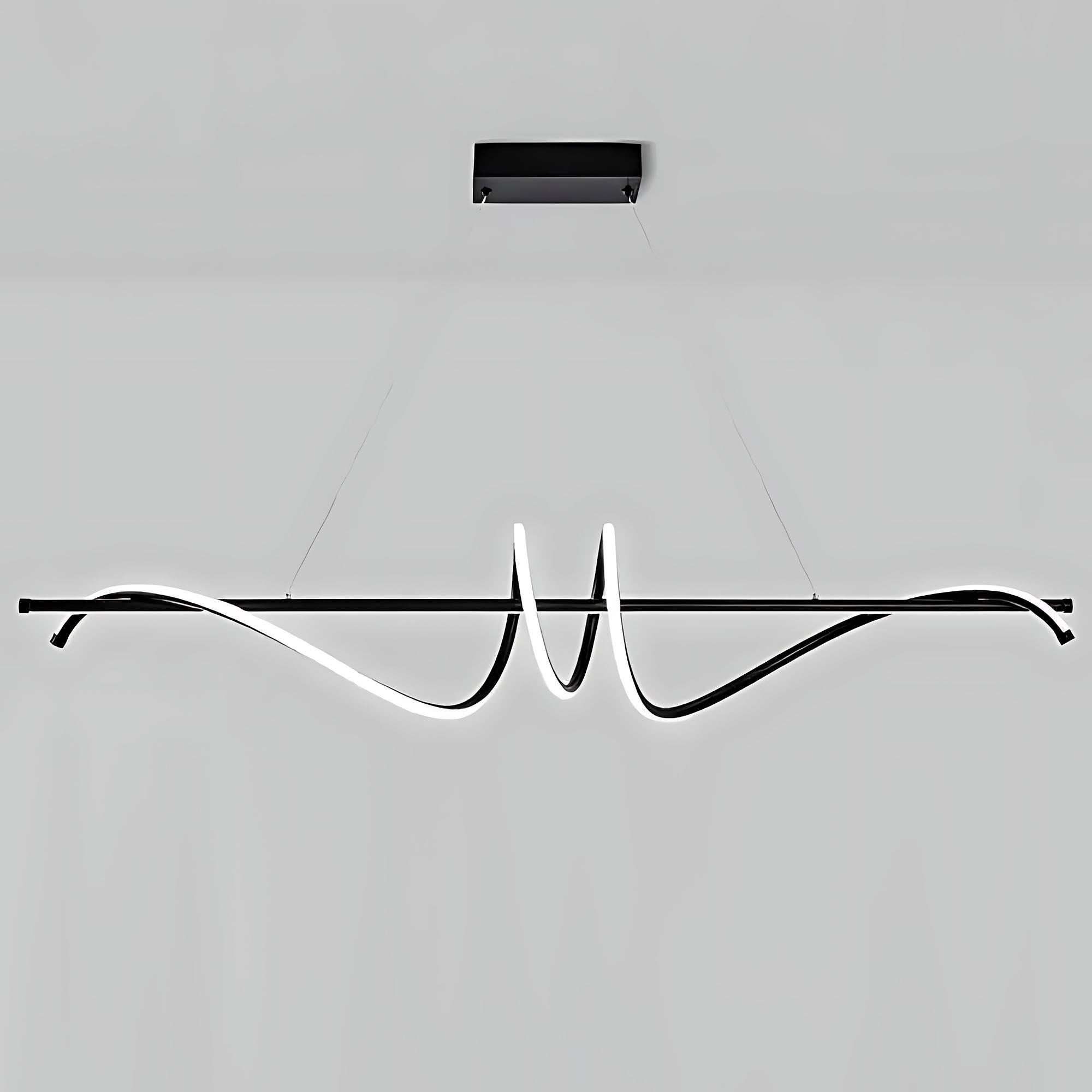 Lampa Wisząca Led Lhj023-cp 120 Cm Czarna  9