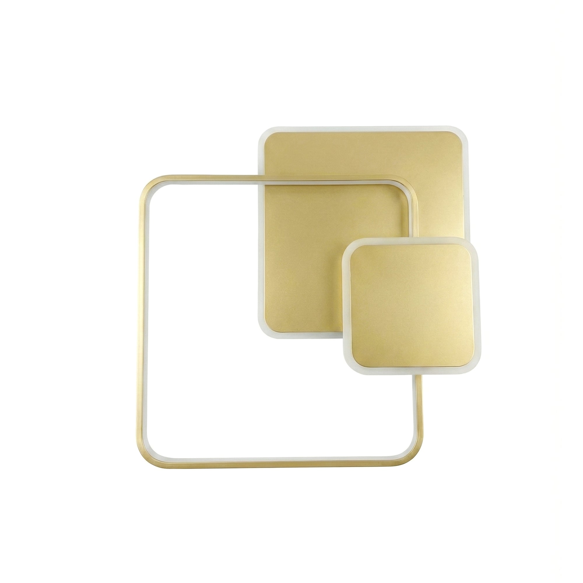 Lampa sufitowa APP1713-C plafon LED ZŁOTA + pilot  3