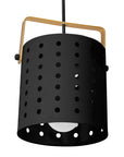 Lampa sufitowa nowoczesna APP956-1CP Czarna  3