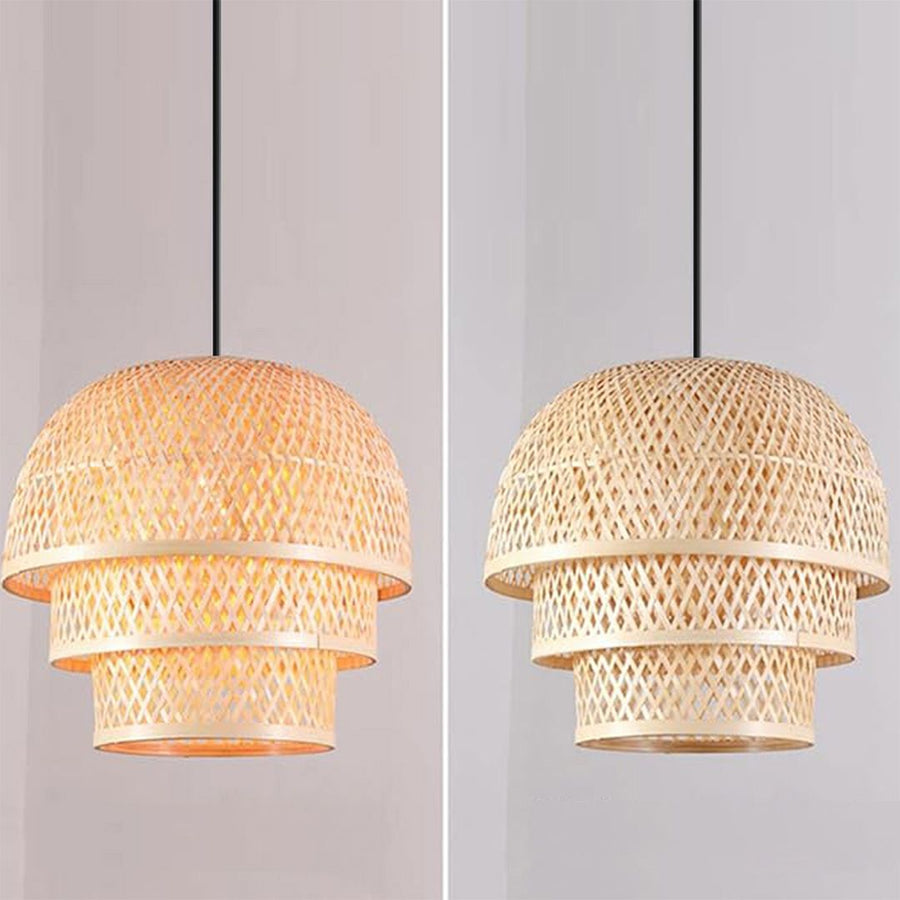 LAMPA WISZĄCA BAMBUSOWA APP1629-1CP