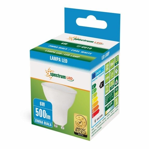 Żarówka Led Zimna Gu10 230v 6w 13266  3