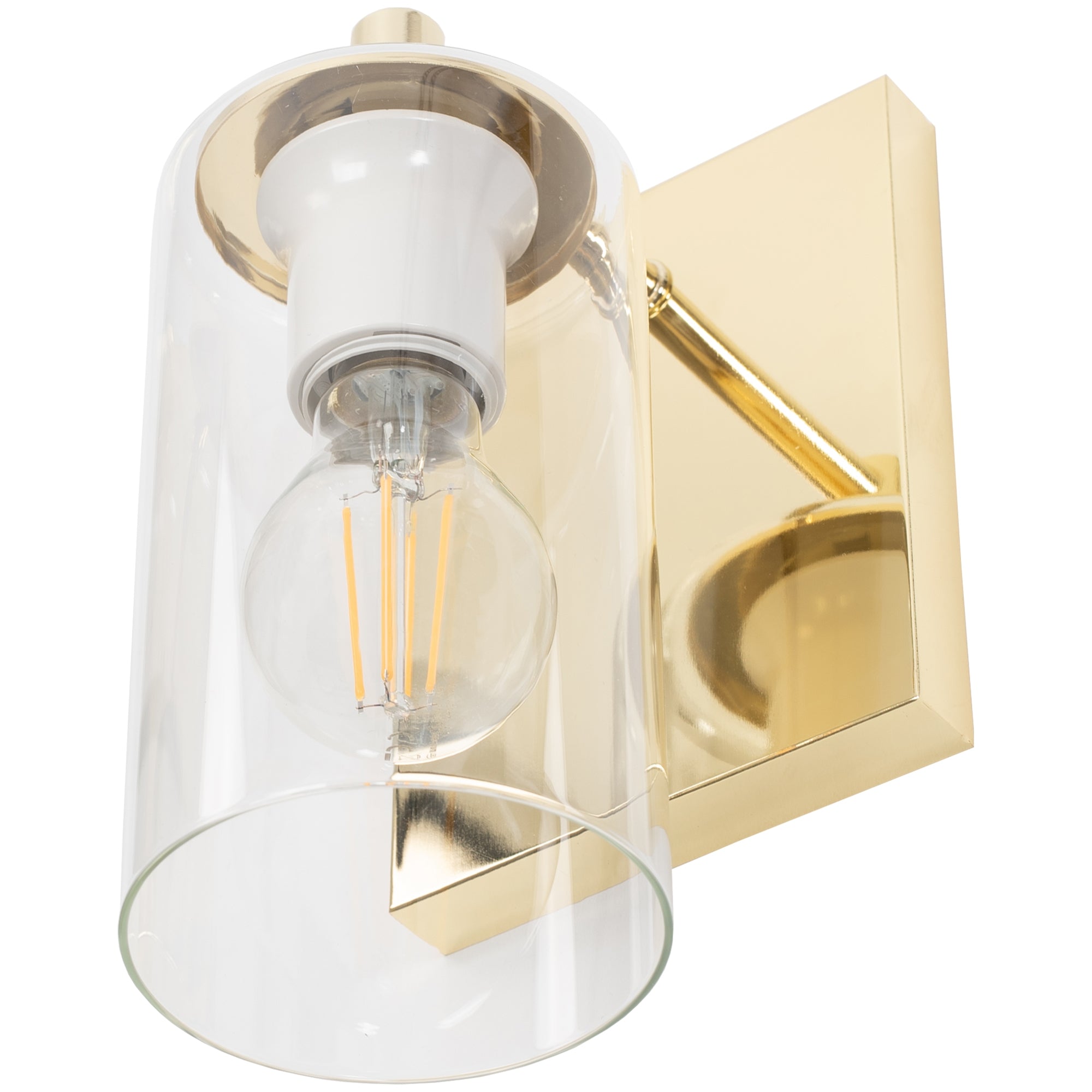 LAMPA ŚCIENNA KINKIET APP1224-1W  Złota  6