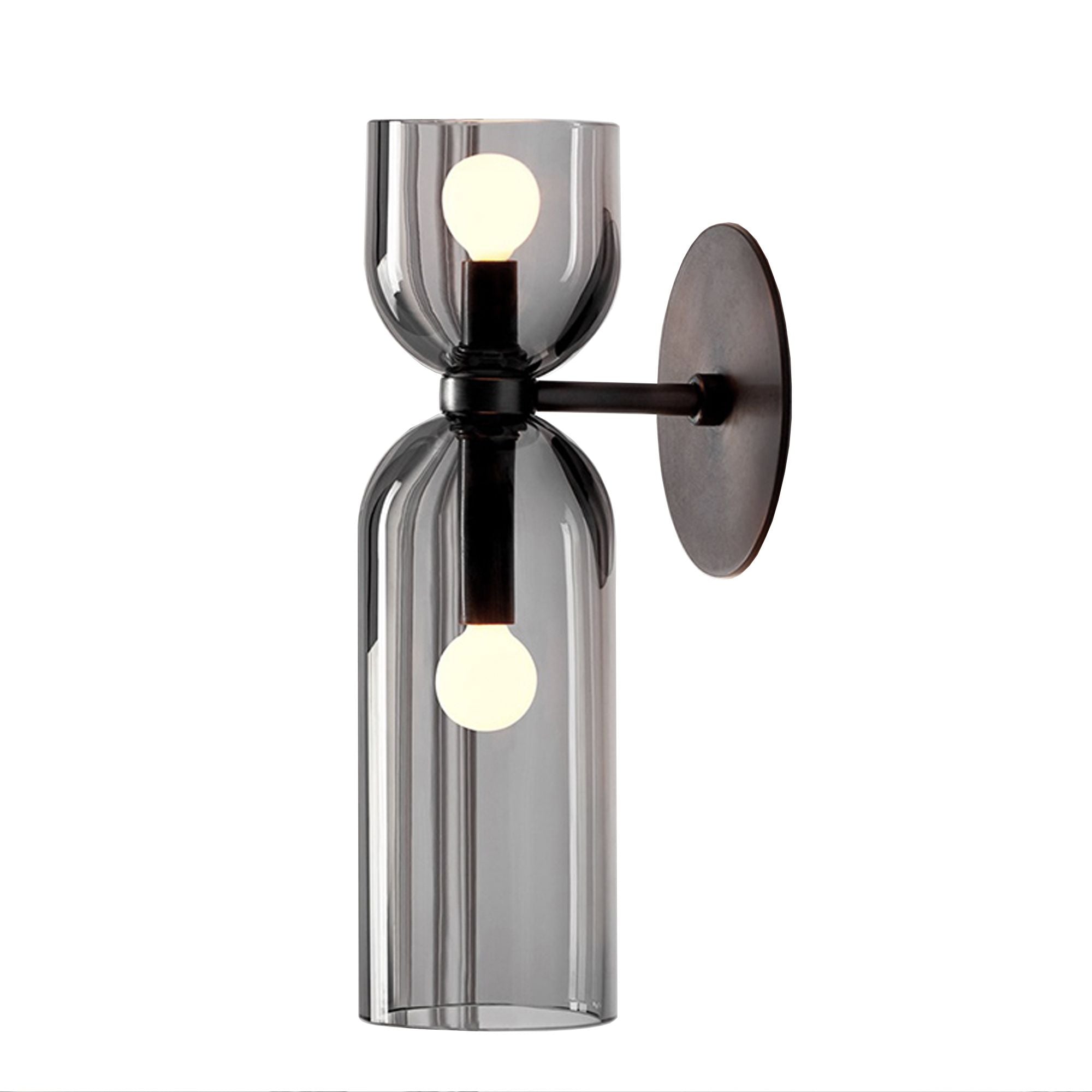 LAMPA ŚCIENNA KINKIET APP1208-2W Czarna