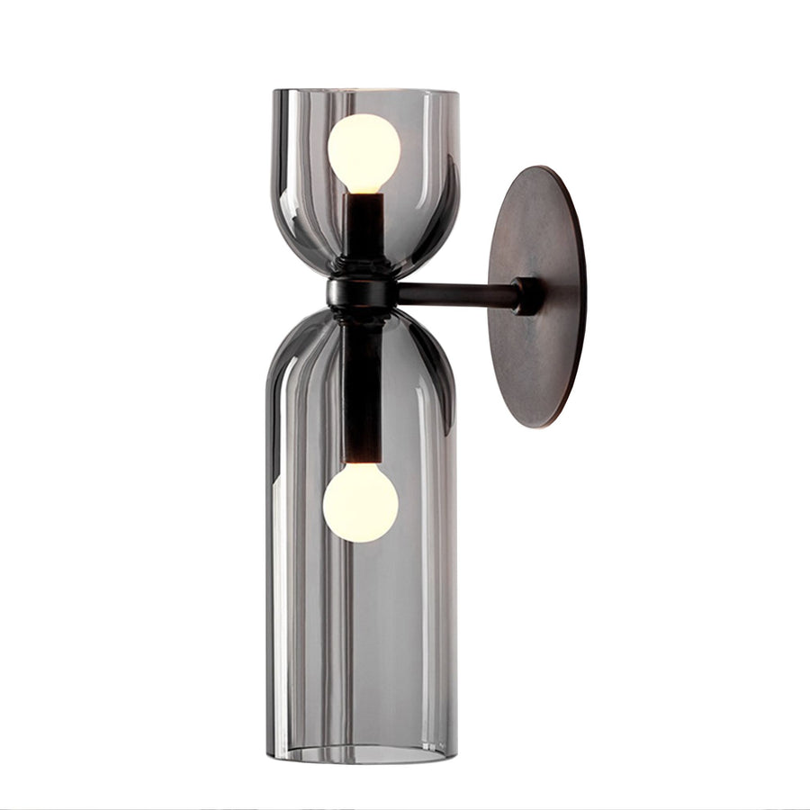 LAMPA ŚCIENNA KINKIET APP1208-2W Czarna