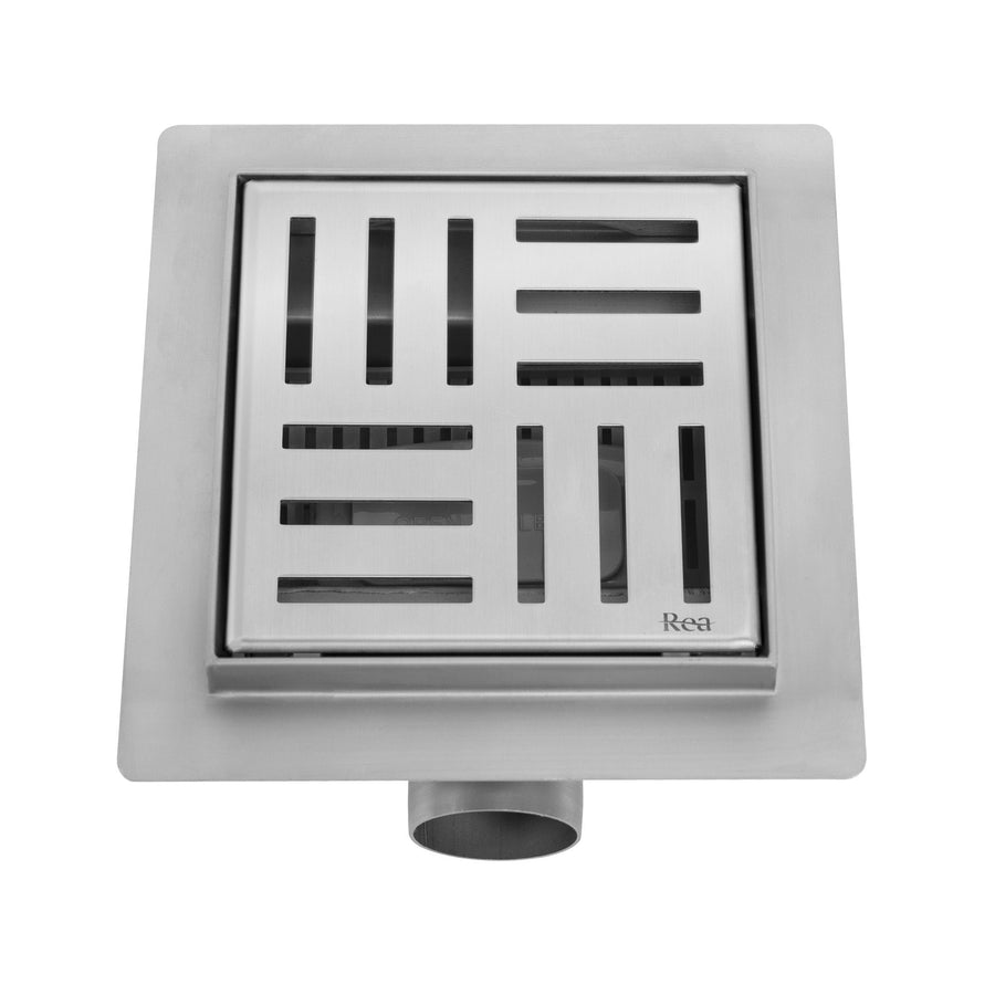 Odpływ liniowy REA CROSS STAL SZCZOTKOWANA 12x12