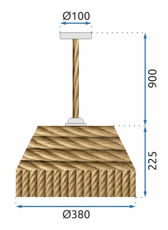 Lampa Wisząca Boho APP1067-1CP