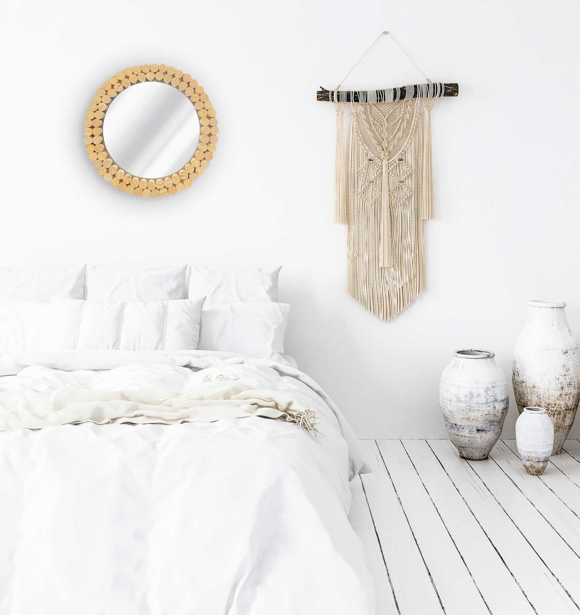 Lustro Ścienne Boho 36cm Klna-mr01  7