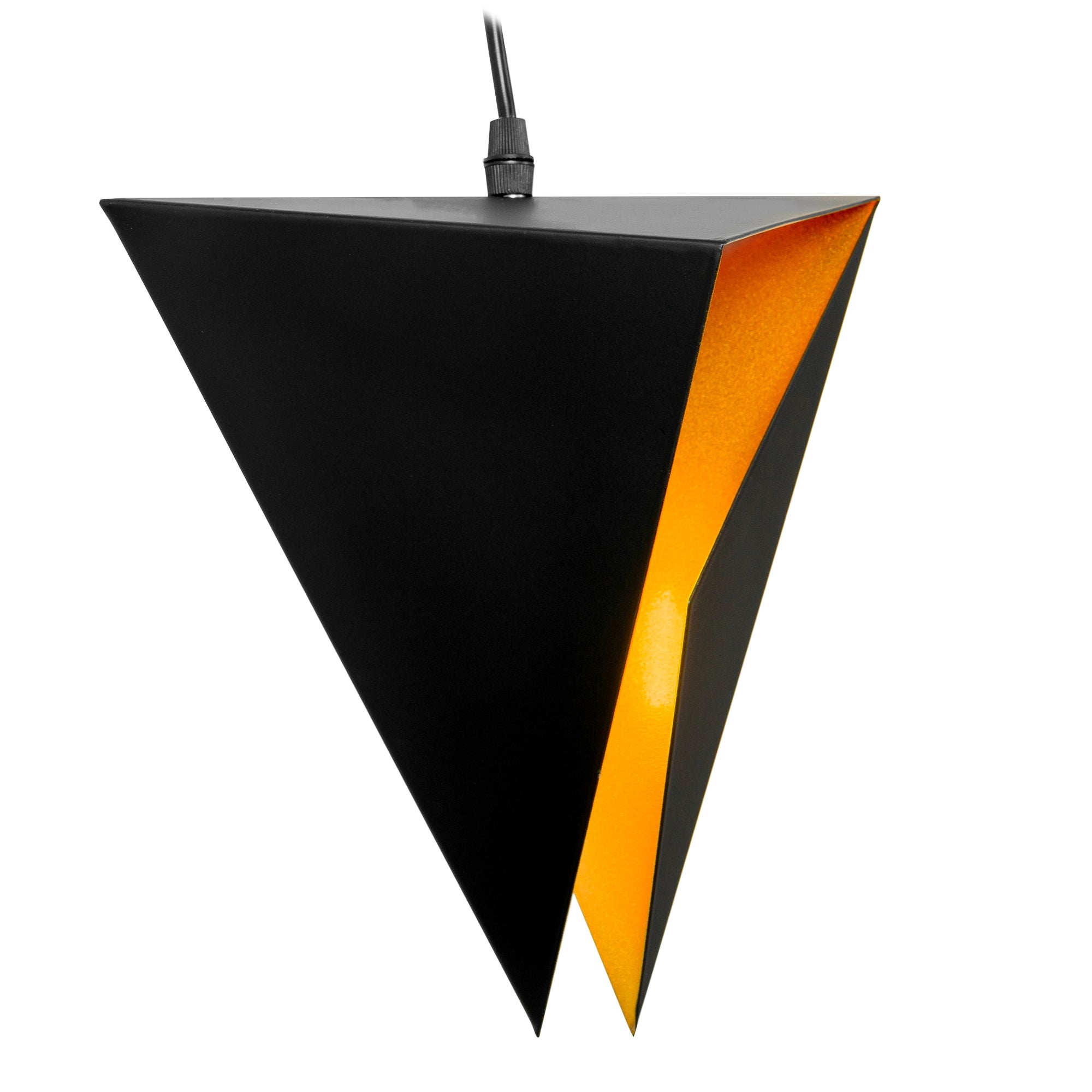 LAMPA SUFITOWA TRÓJKĄTNA GEOMETRYCZNA APP253-1CP CZARNA  5