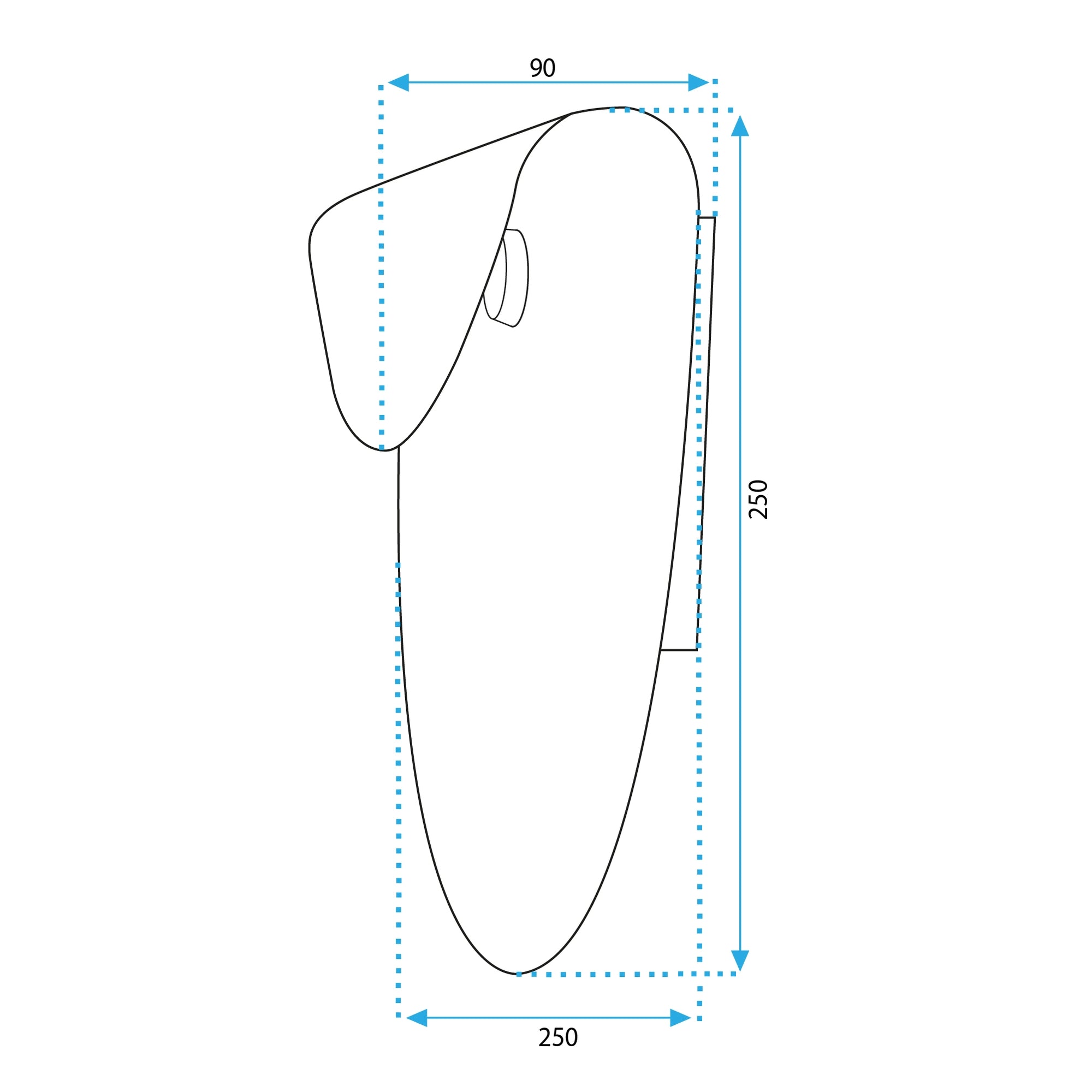 LAMPA ŚCIENNA KINKIET APP1428-W BIAŁA  9