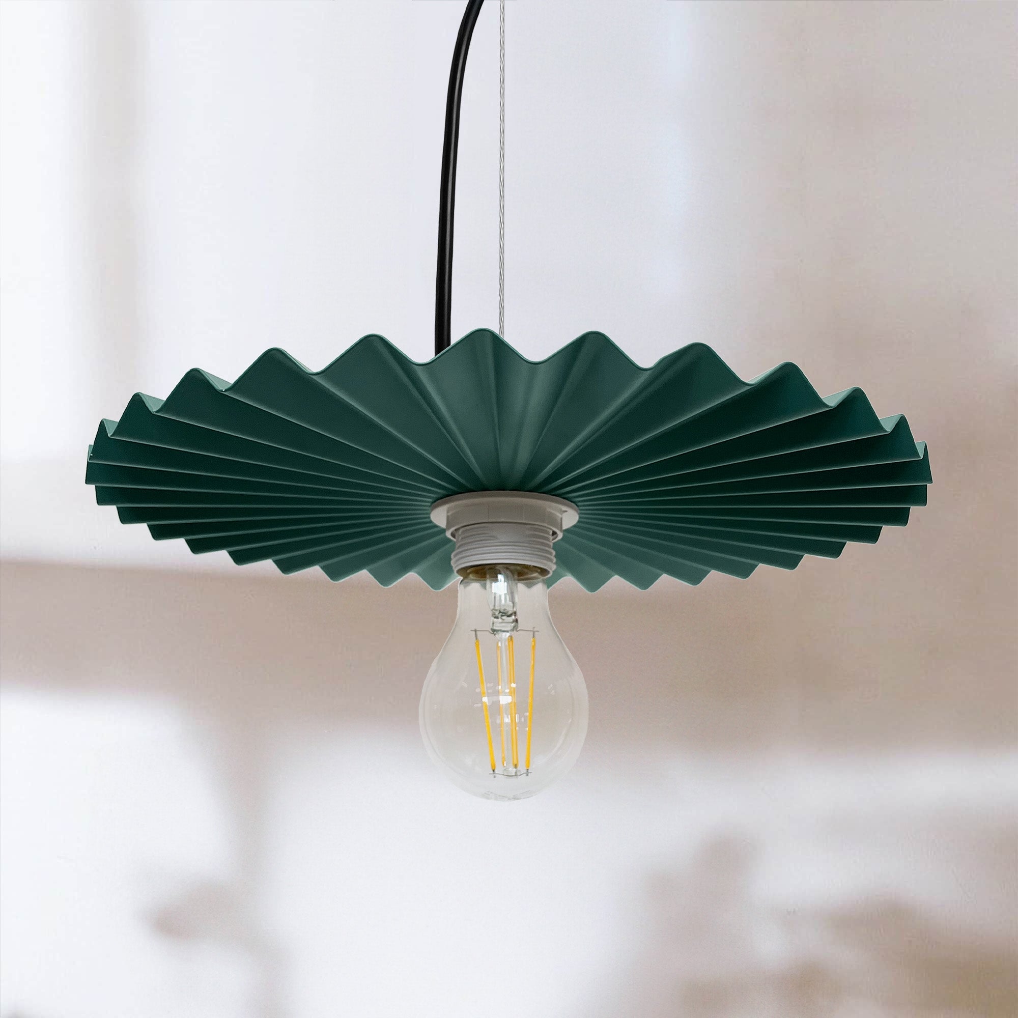 LAMPA SUFITOWA WISZĄCA APP1455-1CP Zielony  2