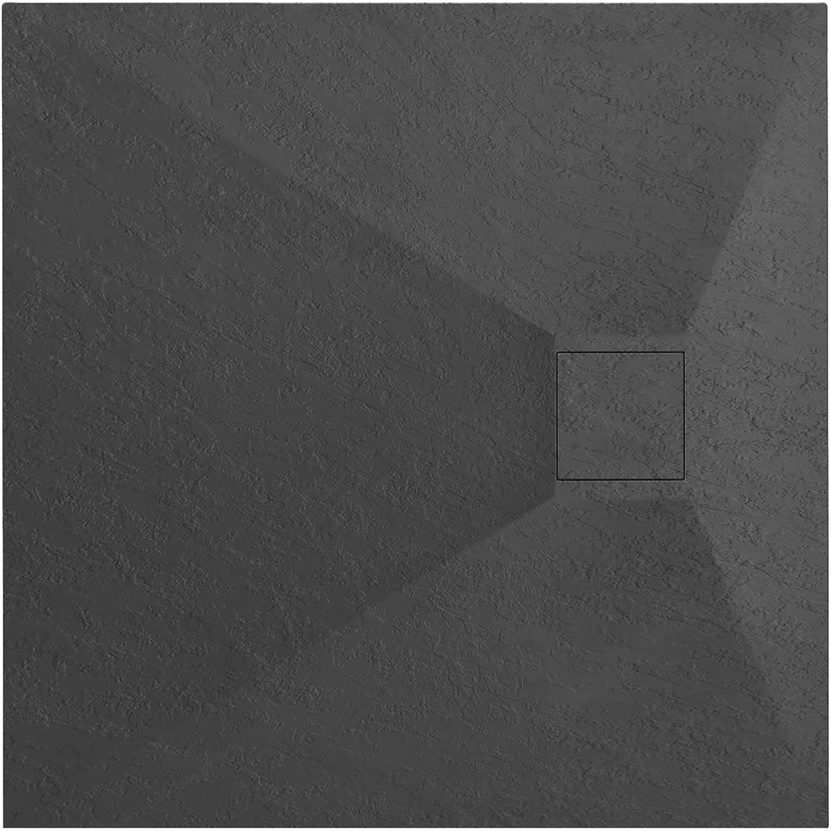 Brodzik Prysznicowy Magnum Black 90x90  2