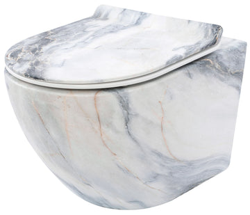 Misa WC podwieszana Carlos Slim Rimless Granit Matt