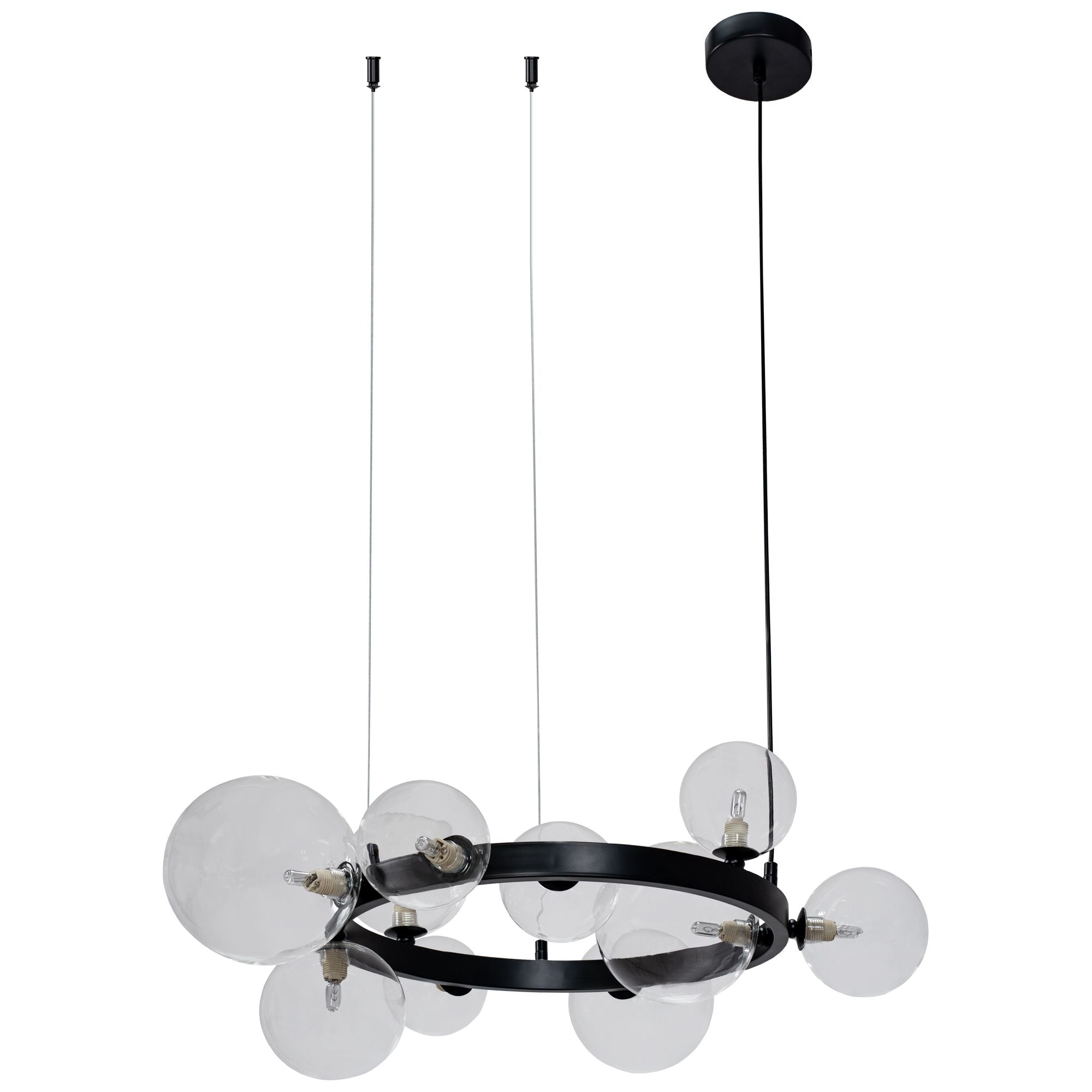 Lampa Wisząca APP1159-10CP Czarna