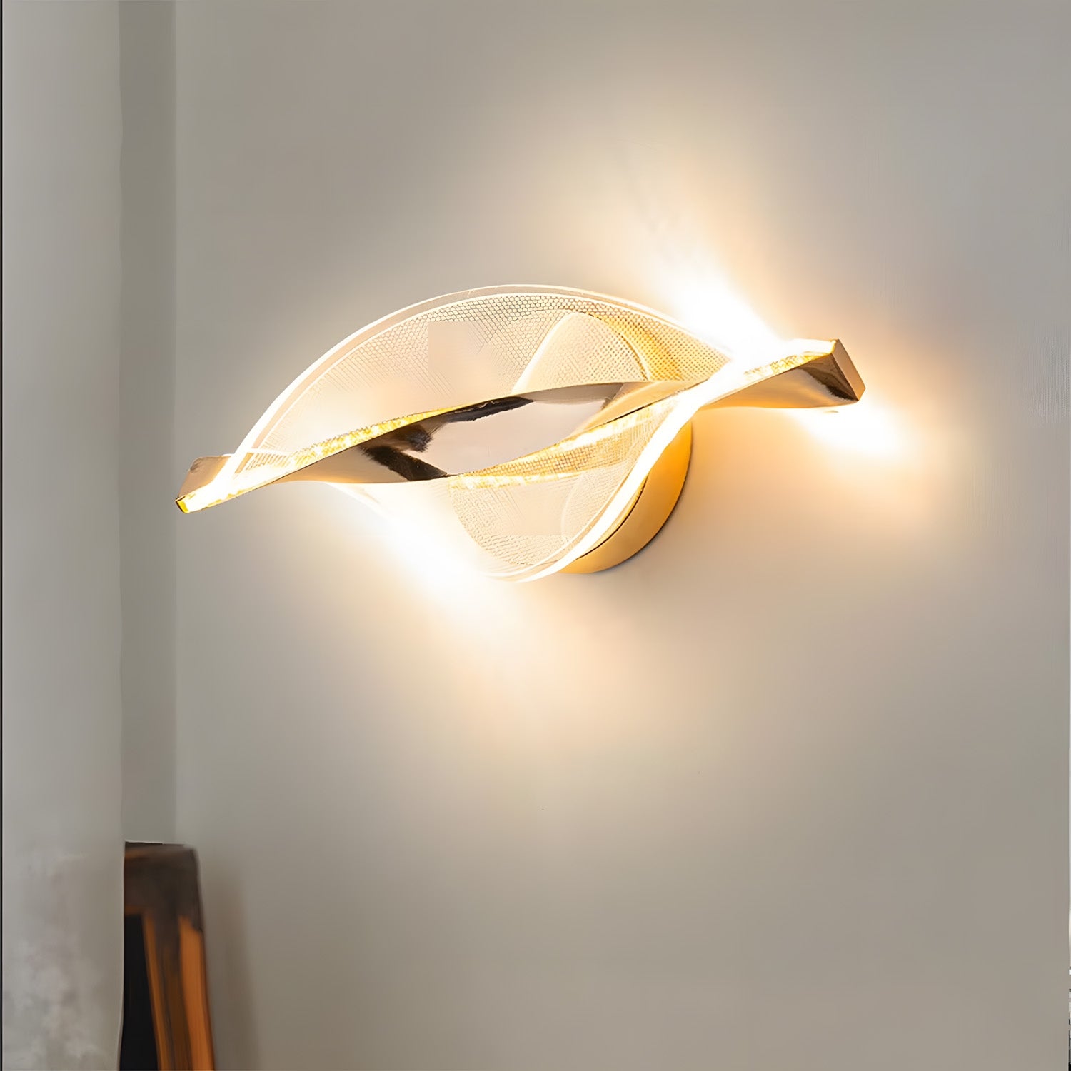 Kinkiet Led G031-w Złoty  7