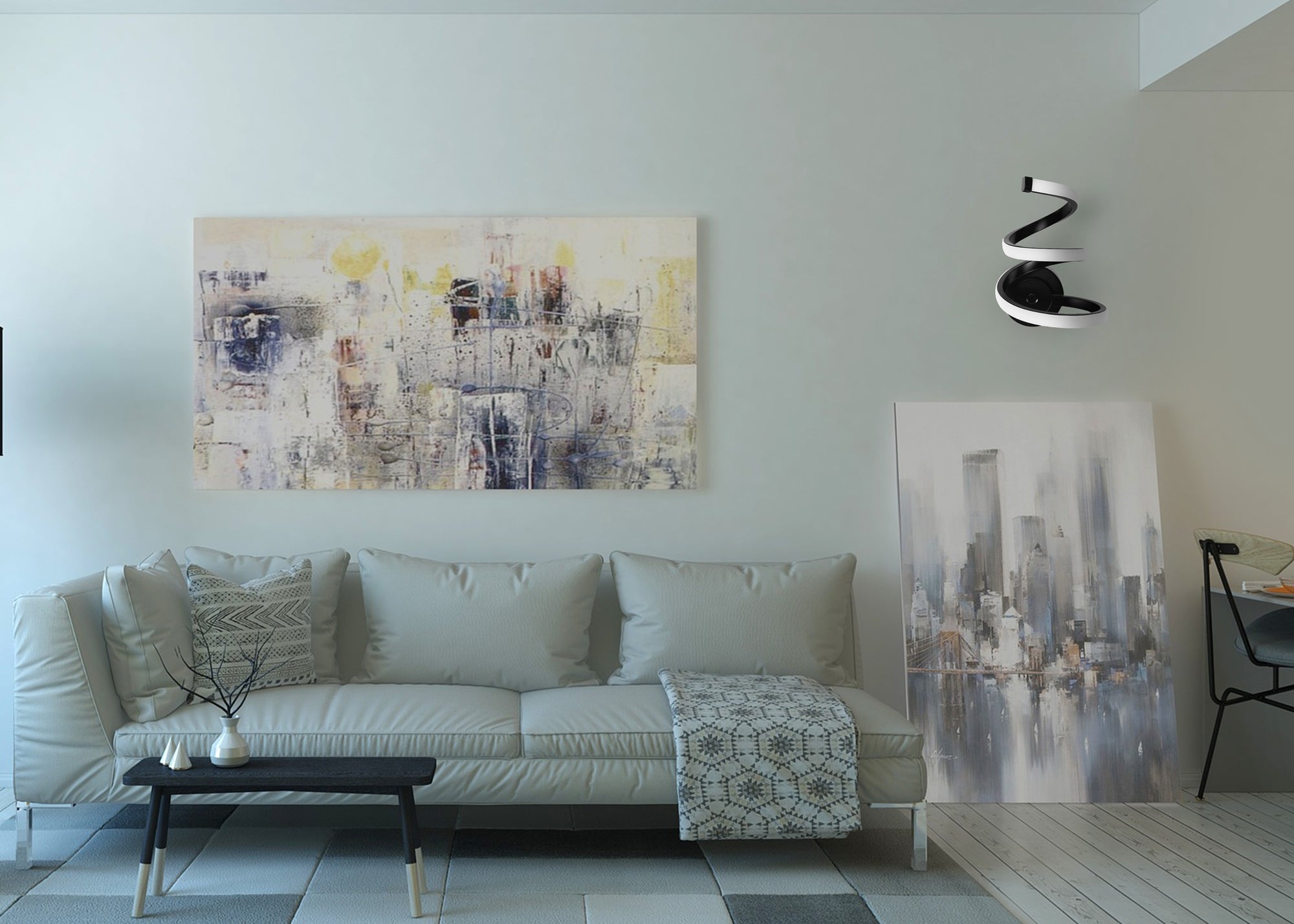 LAMPA ŚCIENNA KINKIET LED APP1052-W Czarny MAT  6