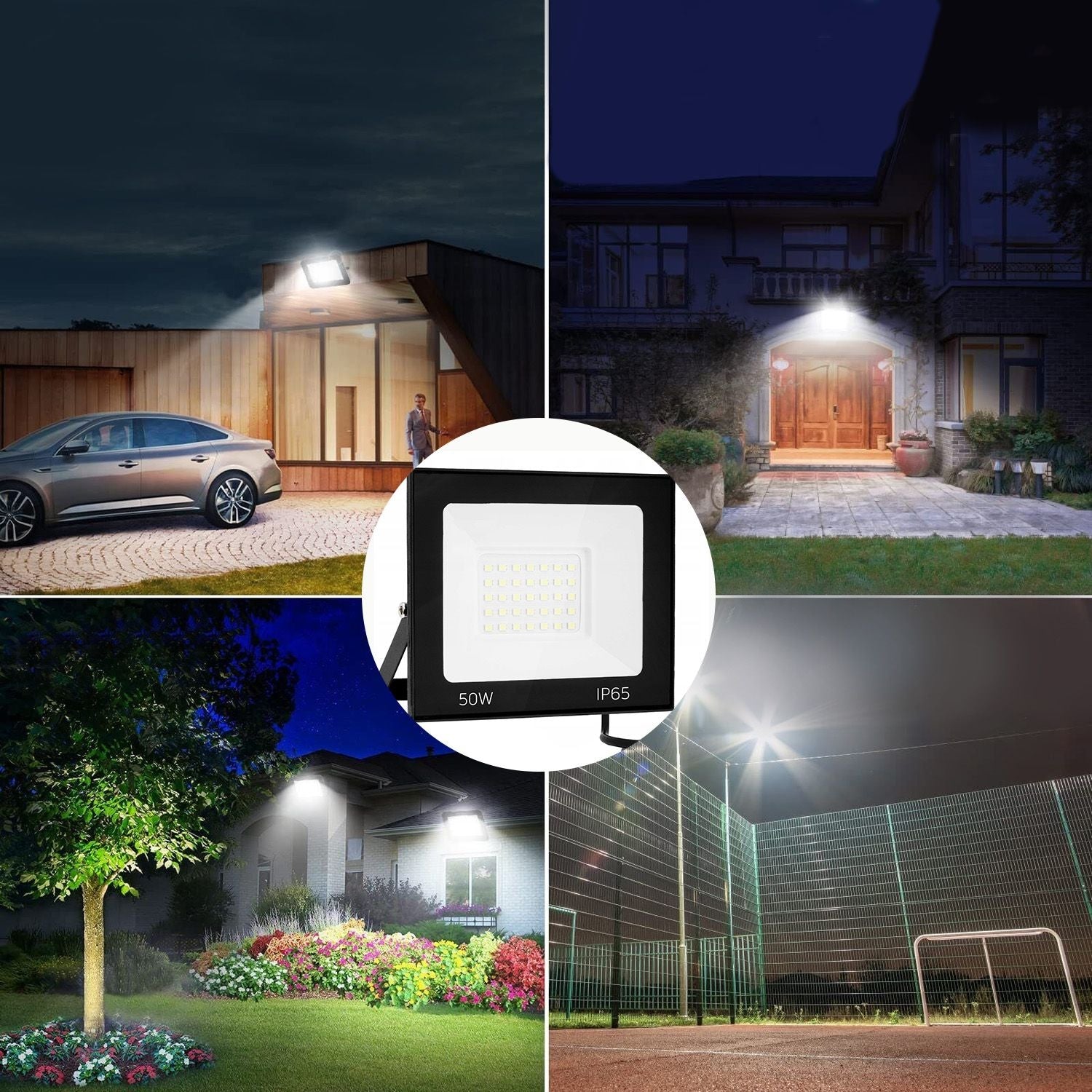 Halogen LED natynkowy 50W RSL003-50N Neutralna 4500K 6