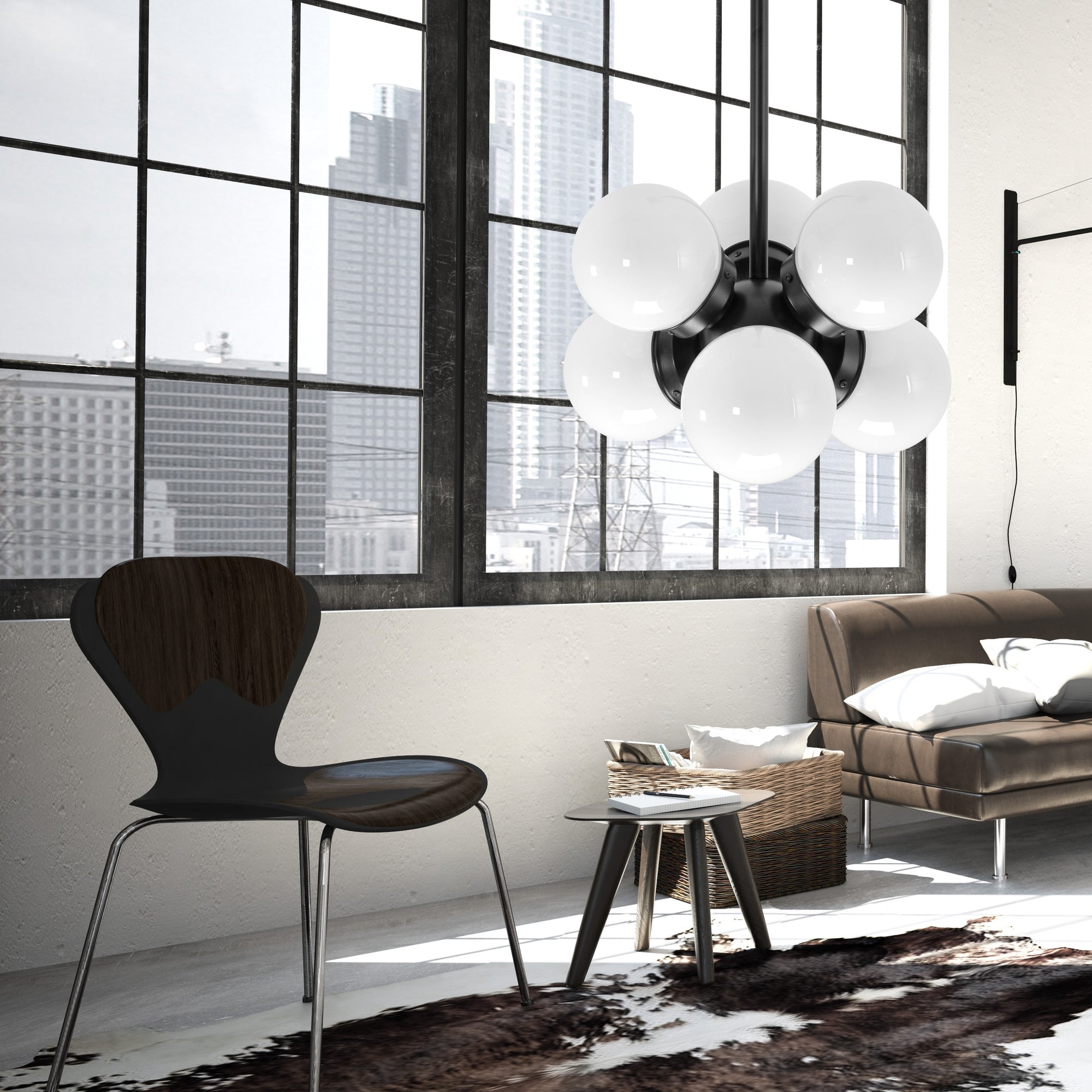 Lampa sufitowa LOFT APP904-6CP  2