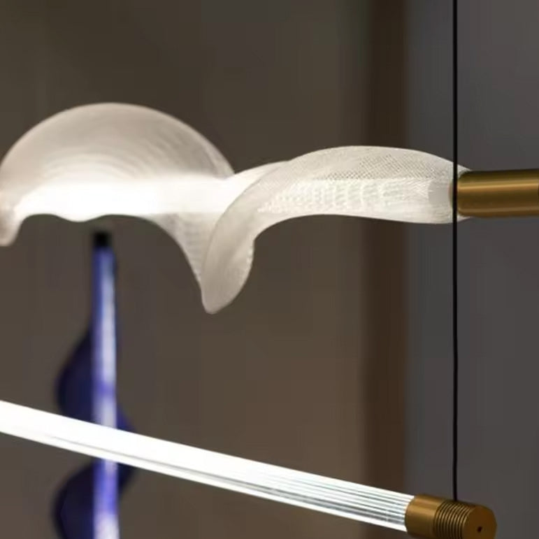 LAMPA SUFITOWA WISZĄCA LED APP1445-CP Złota  7