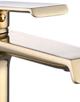 Bateria Umywalkowa REA HASS Złota Szczotkowana Gold Brush Niska