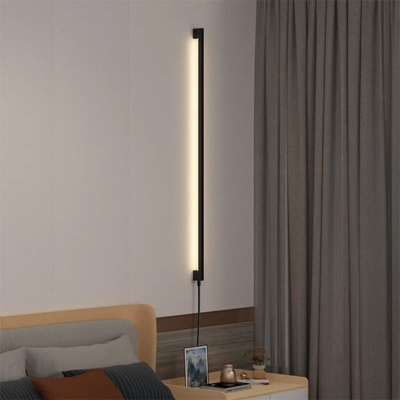 Kinkiet Ścienny Led Lhj064-w 100cm Czarny  5