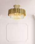 Lampa sufitowa plafon kryształowa APP1100-4CP Złota