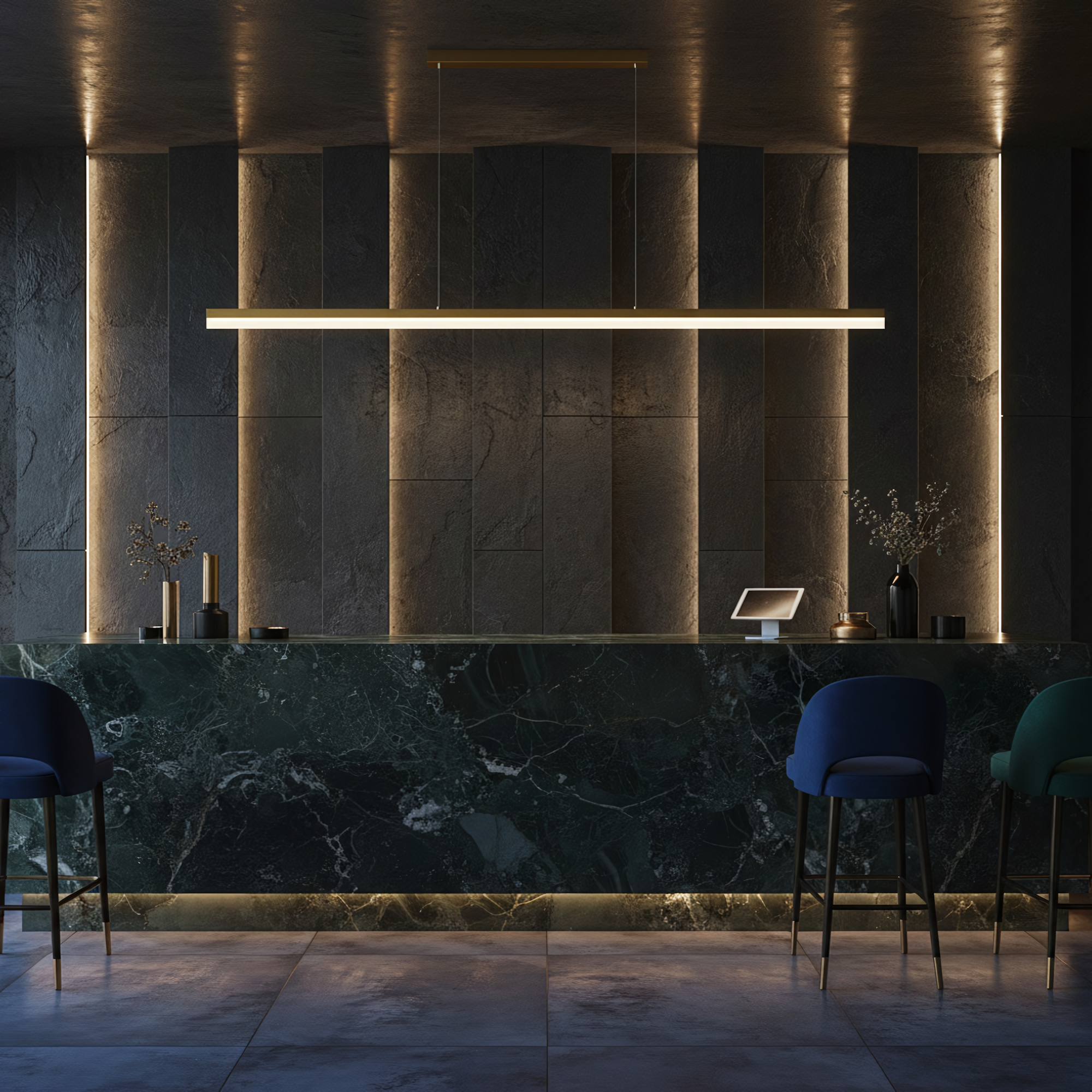 Lampa Wisząca Led App1697-cp 200 Cm Złota Szczotkowana  2